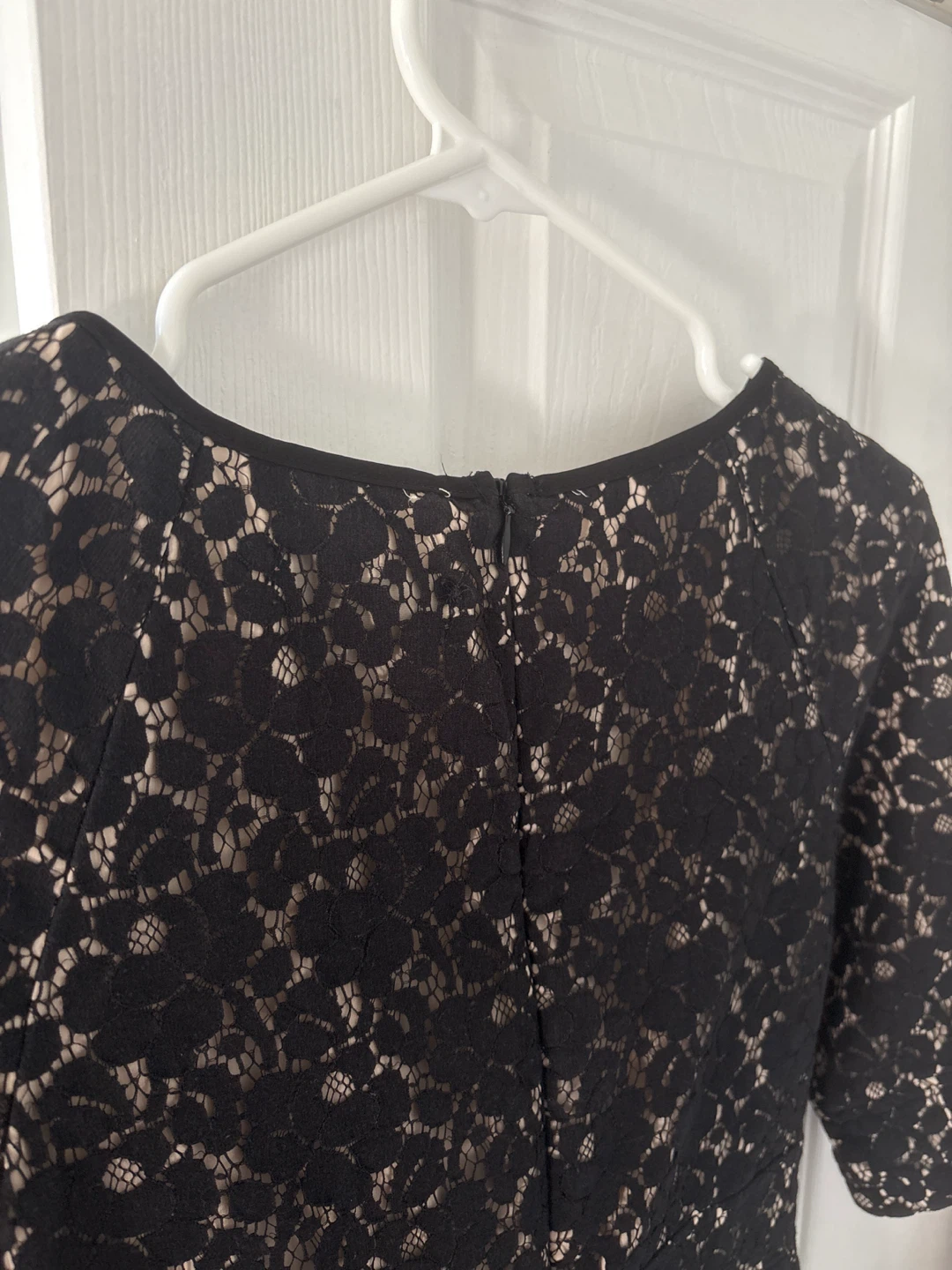Guess / Marciano black lace dress size 2 - photo 4