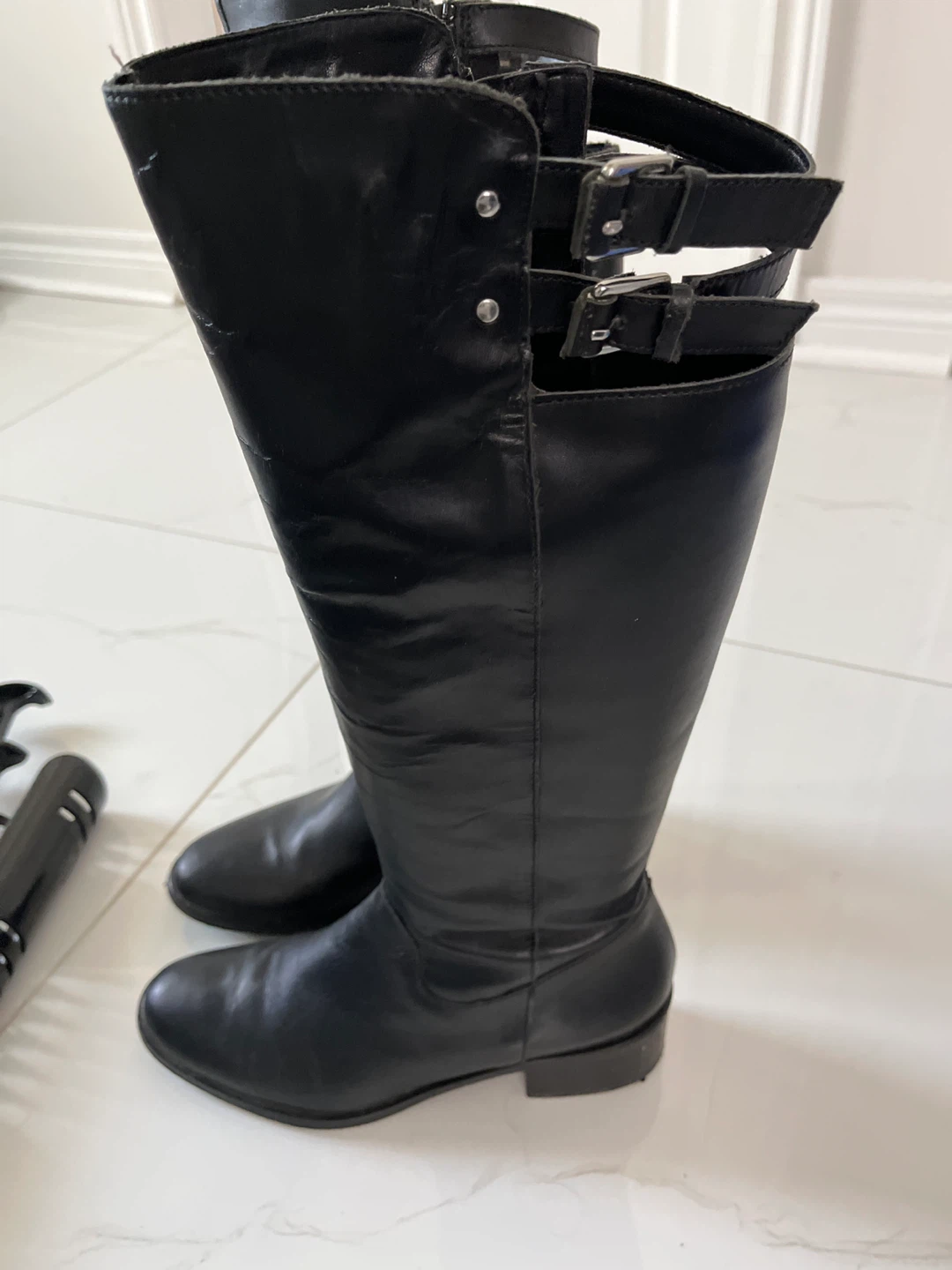 Leather boots size 41 + boot tree - photo 2