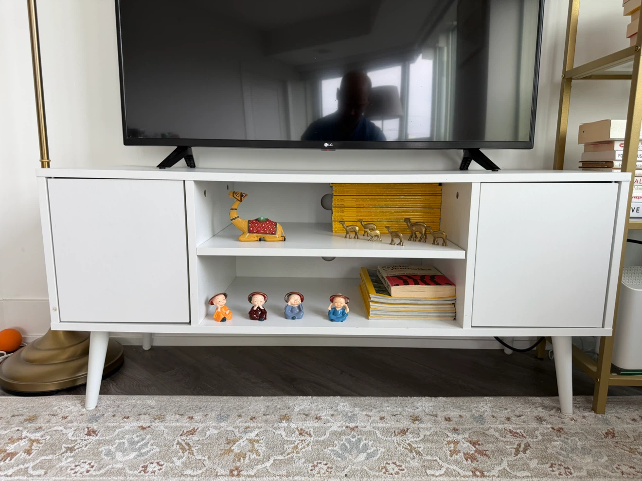 White TV Stand
