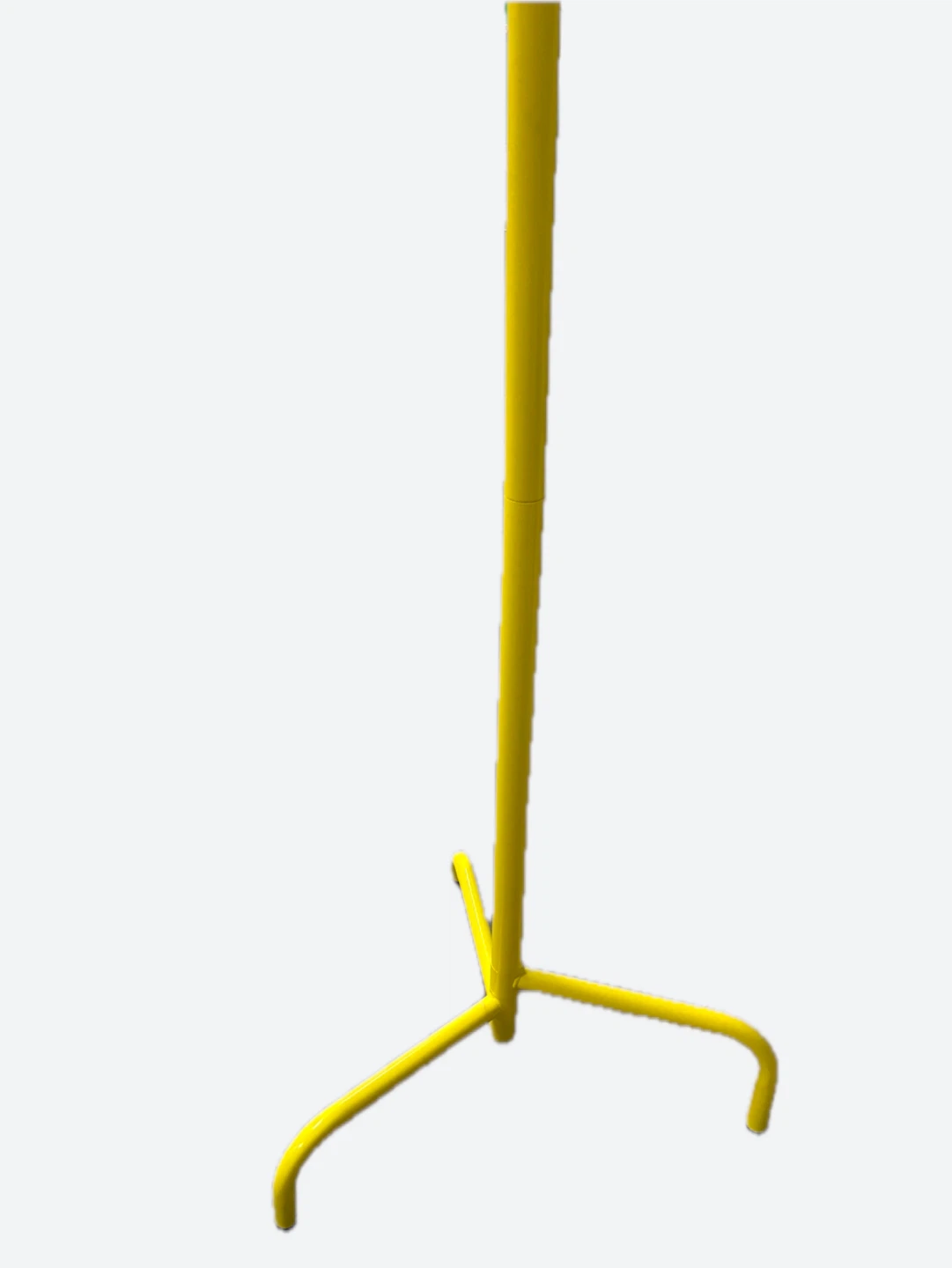 Yellow Metal Coat Rack