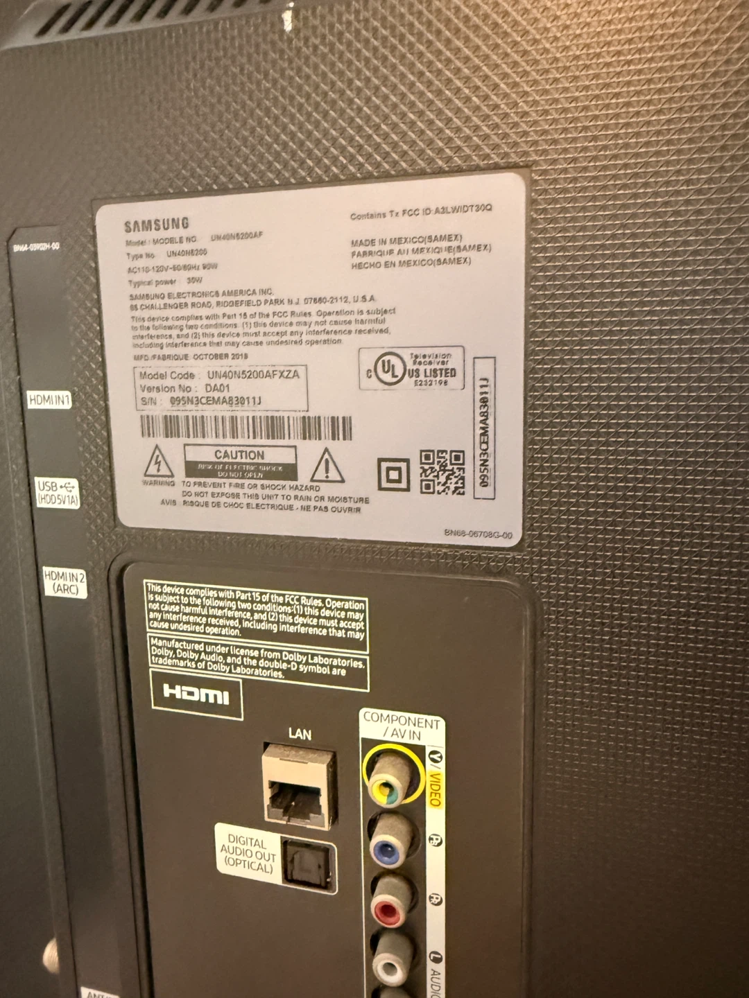 40” Samsung Flat Screen - photo 4
