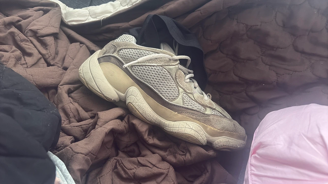 Adidas Yeezy 500 Taupe Light Sneakers - photo 2