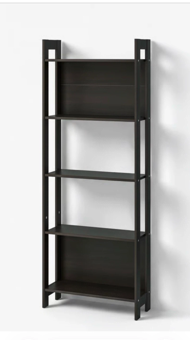 5-Shelf Bookcase in Espresso