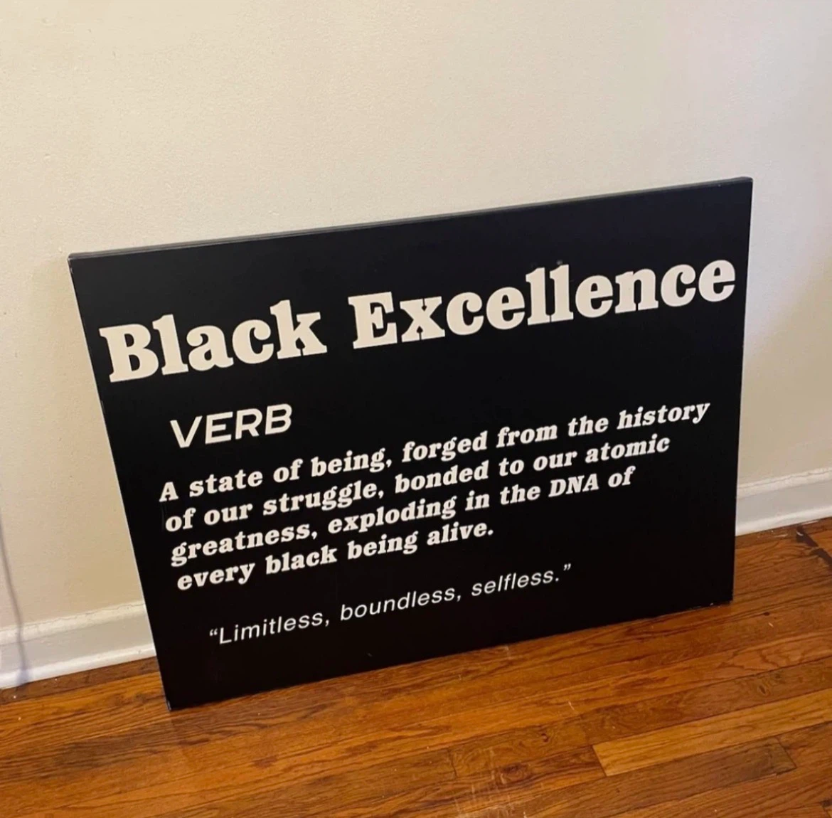 Black Excellence Wall Art $50 - photo 2