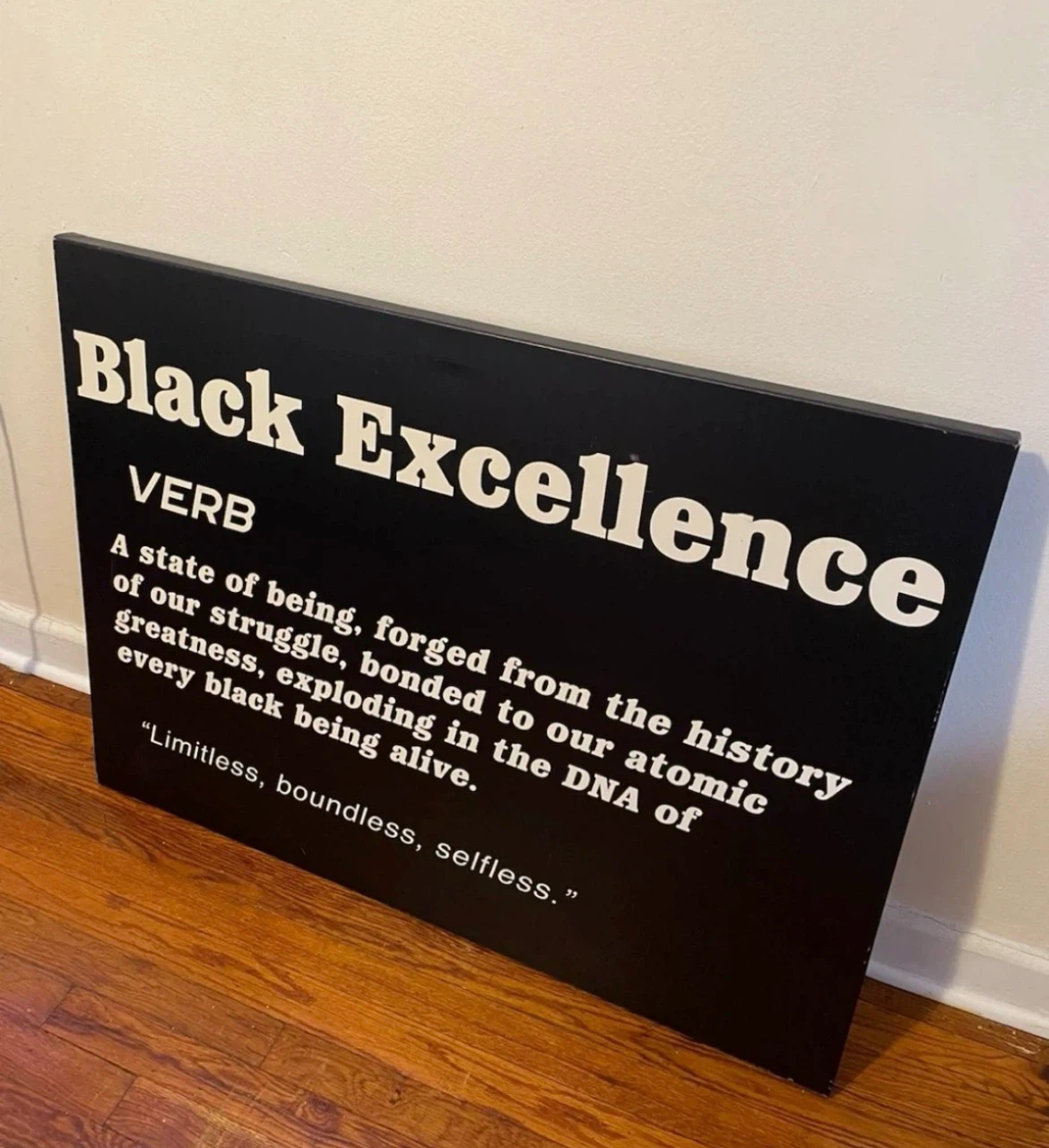 Black Excellence Wall Art $50 - photo 4
