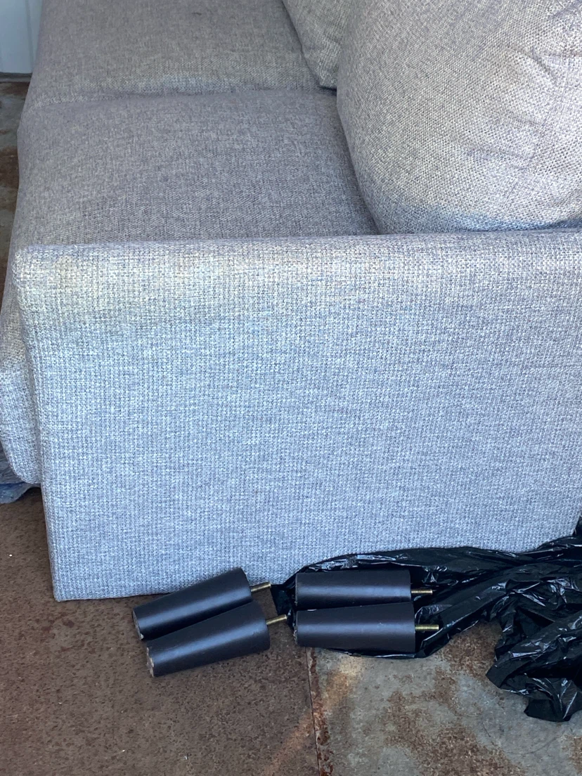 Light Grey Two-Seater Sofa - photo 3