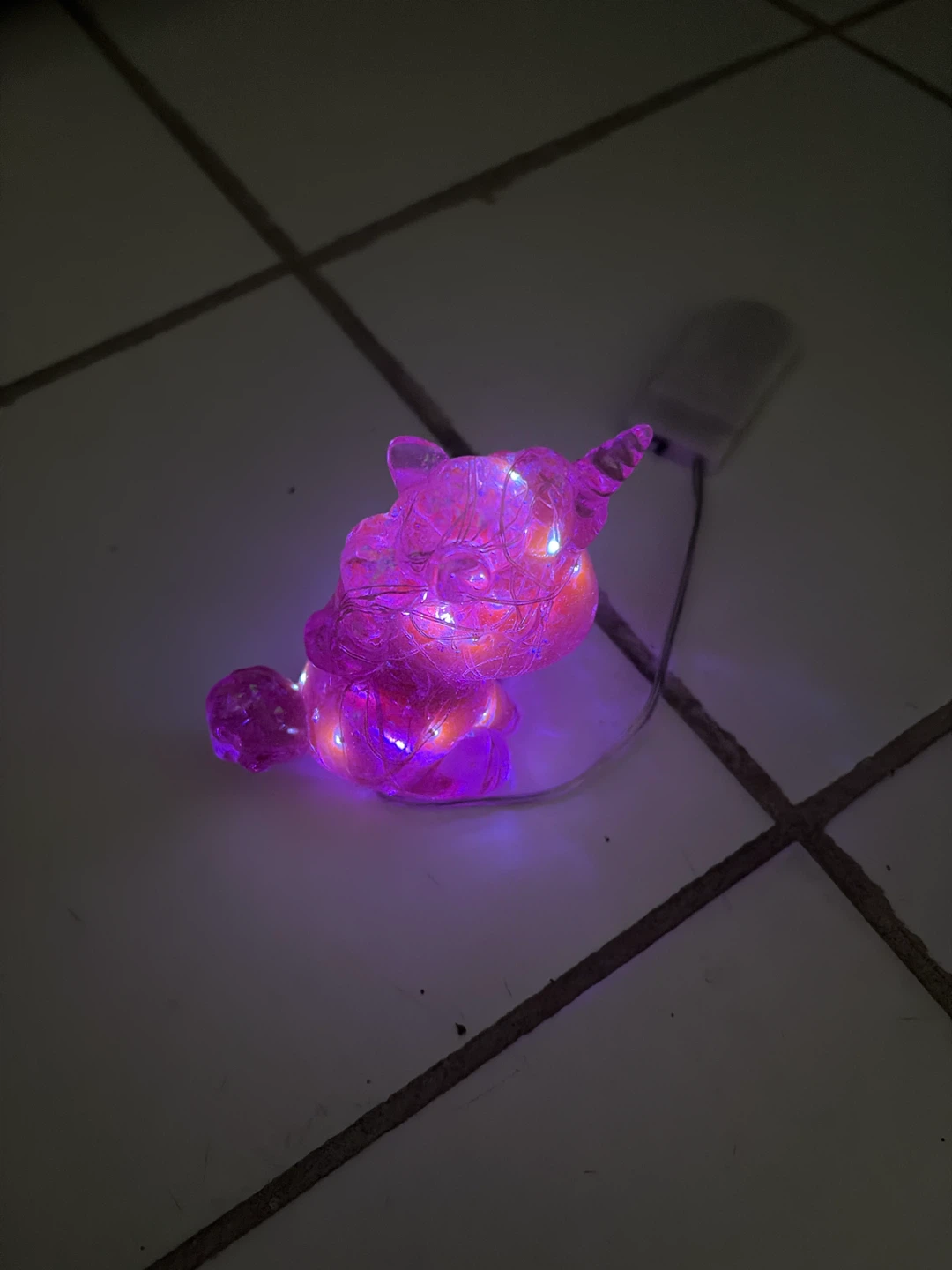 Pink light up unicorn - photo 2