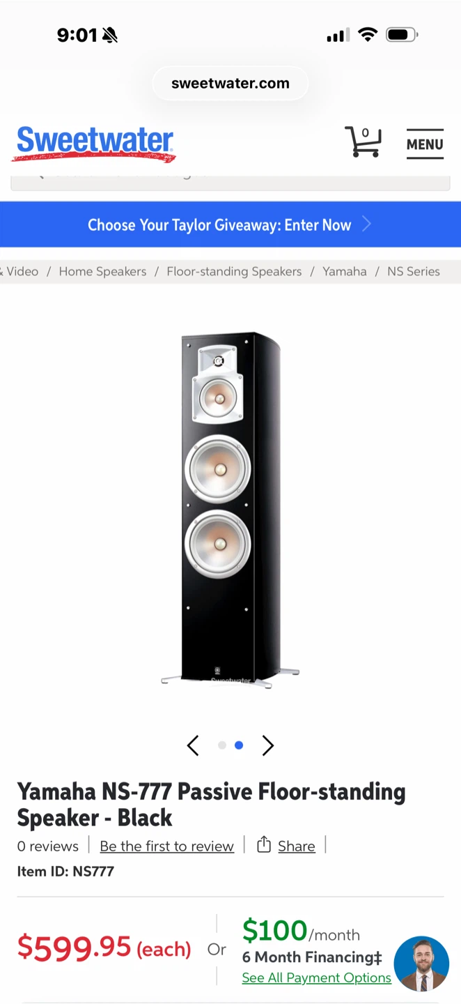 Yamaha NS-777 Passive Floor-standing Speakers - photo 5