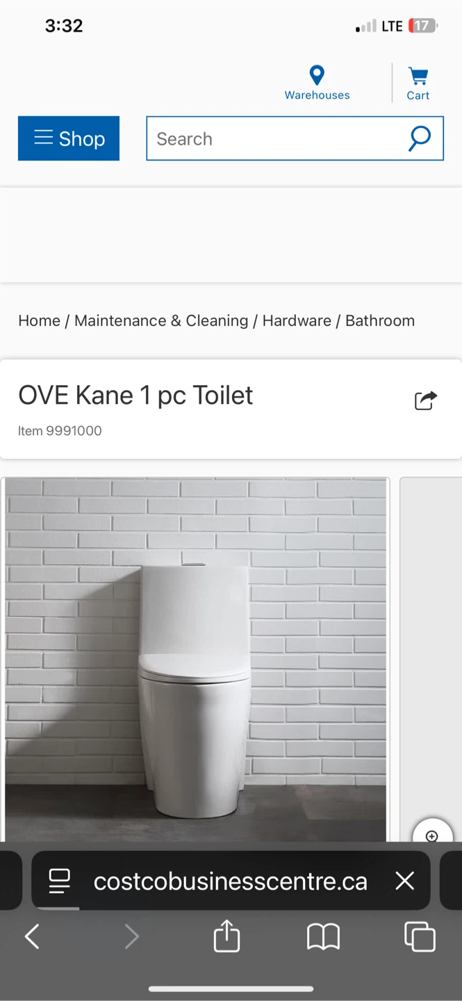 OVE Kane One-Piece Elongated Toilet