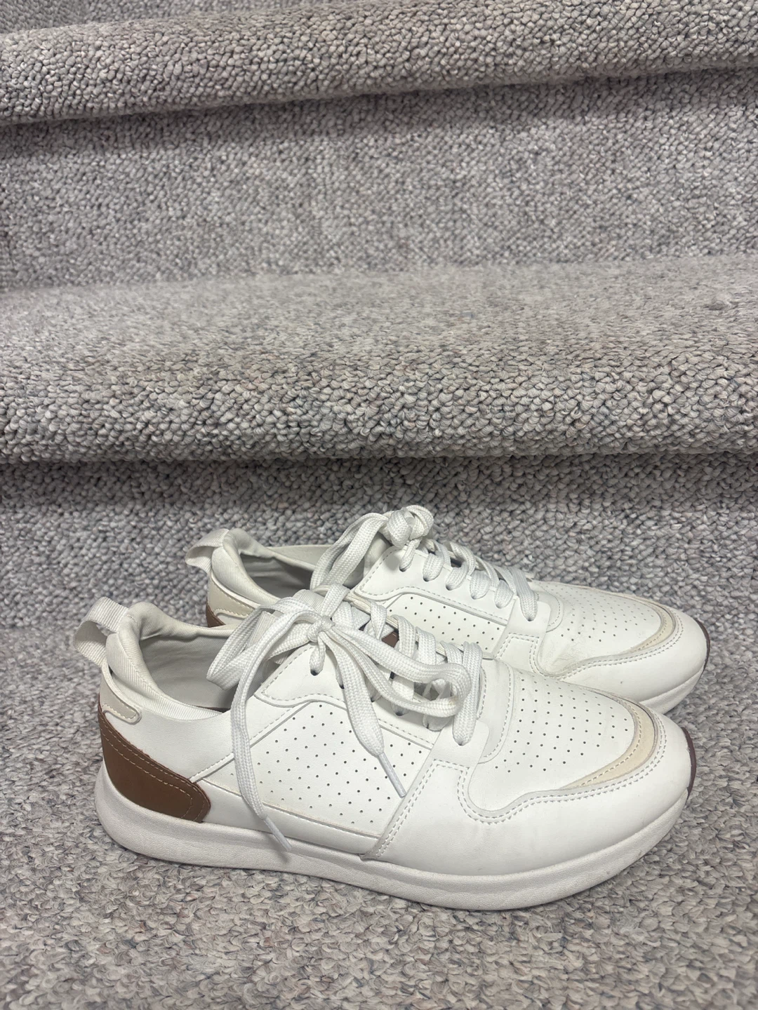 White and Brown Casual Sneakers - photo 2