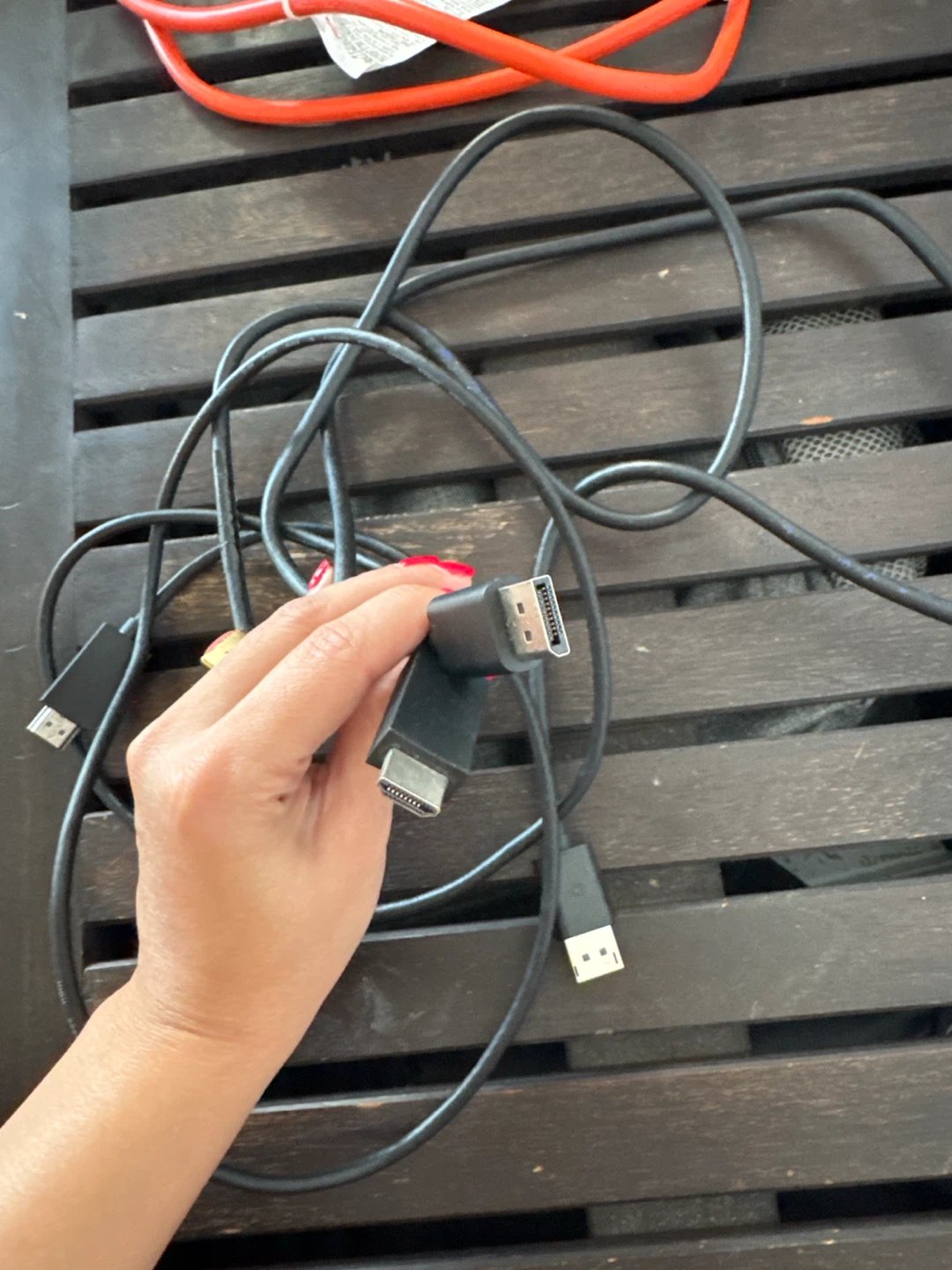 Assorted Cables and Extension Cord