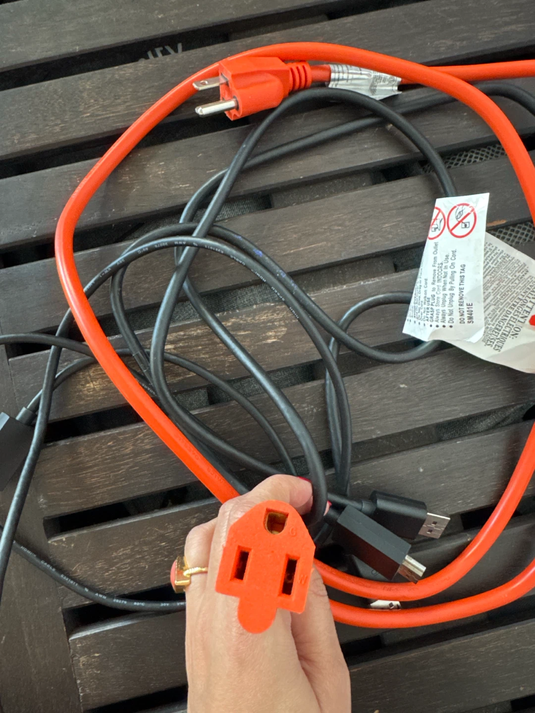 Assorted Cables and Extension Cord - photo 2