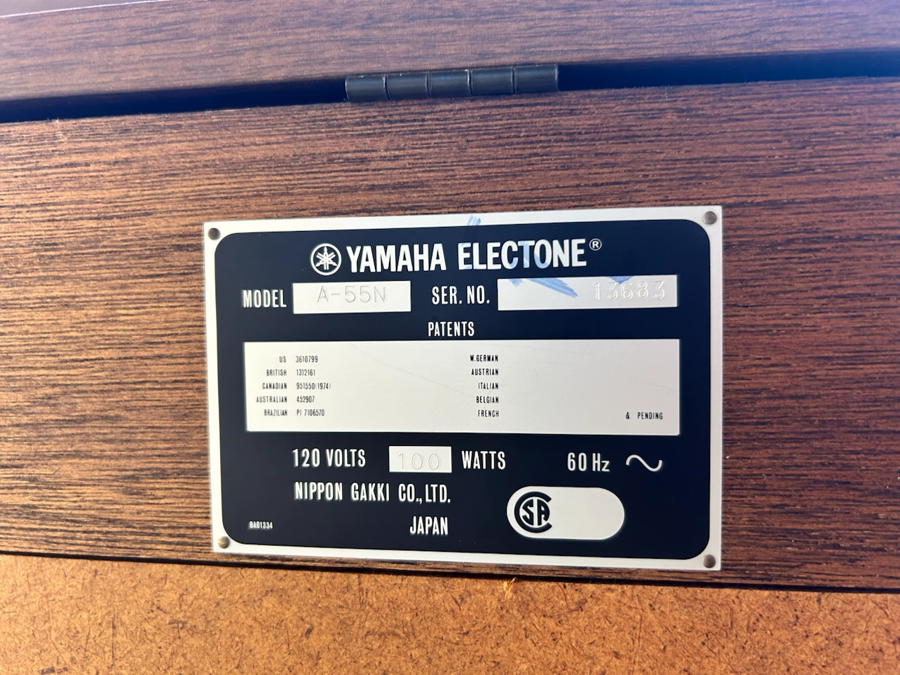Yamaha Electone A-55N Electric Organ - photo 5