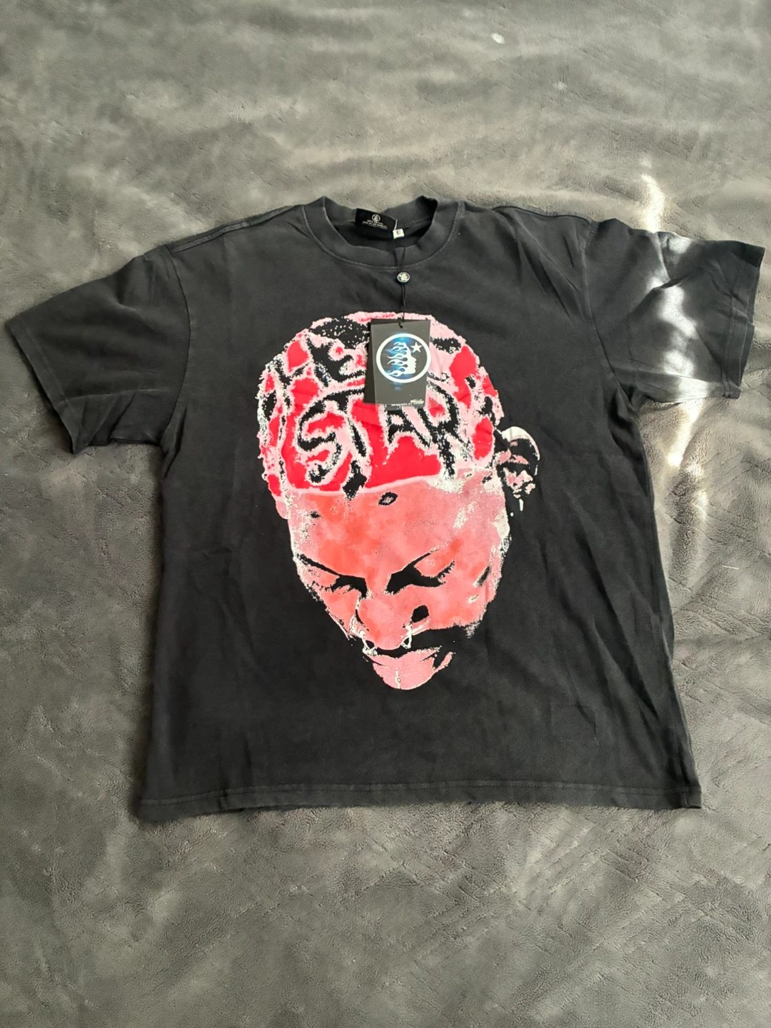 Hellstar Black Graphic T-Shirt