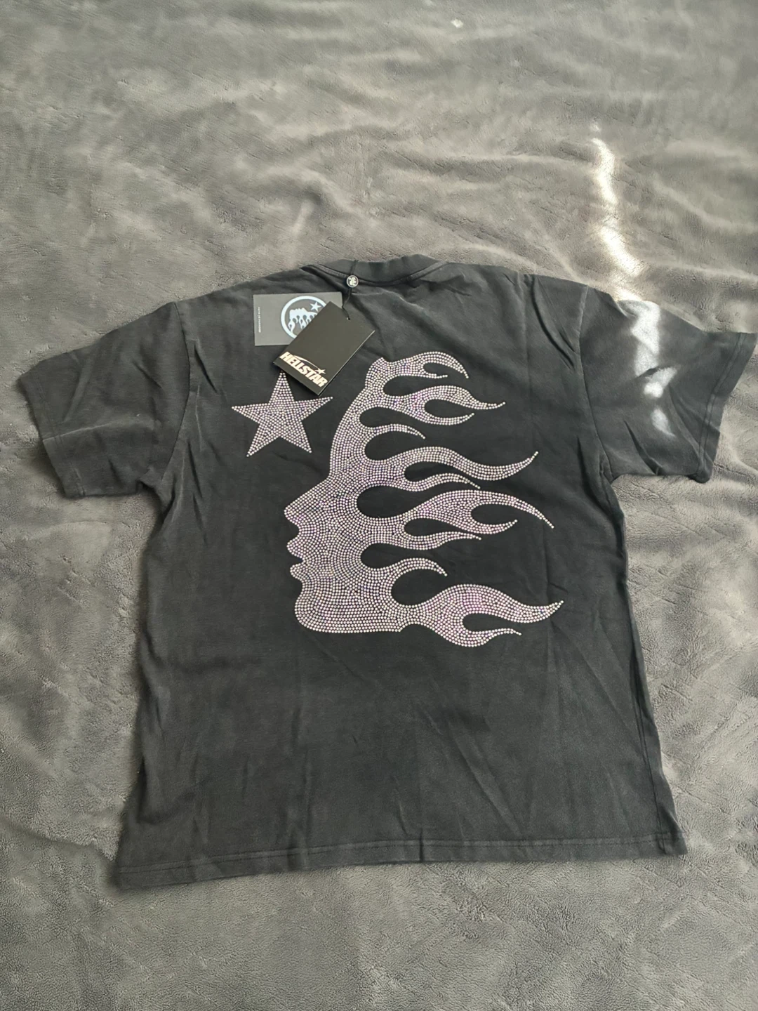 Hellstar Black Graphic T-Shirt - photo 2