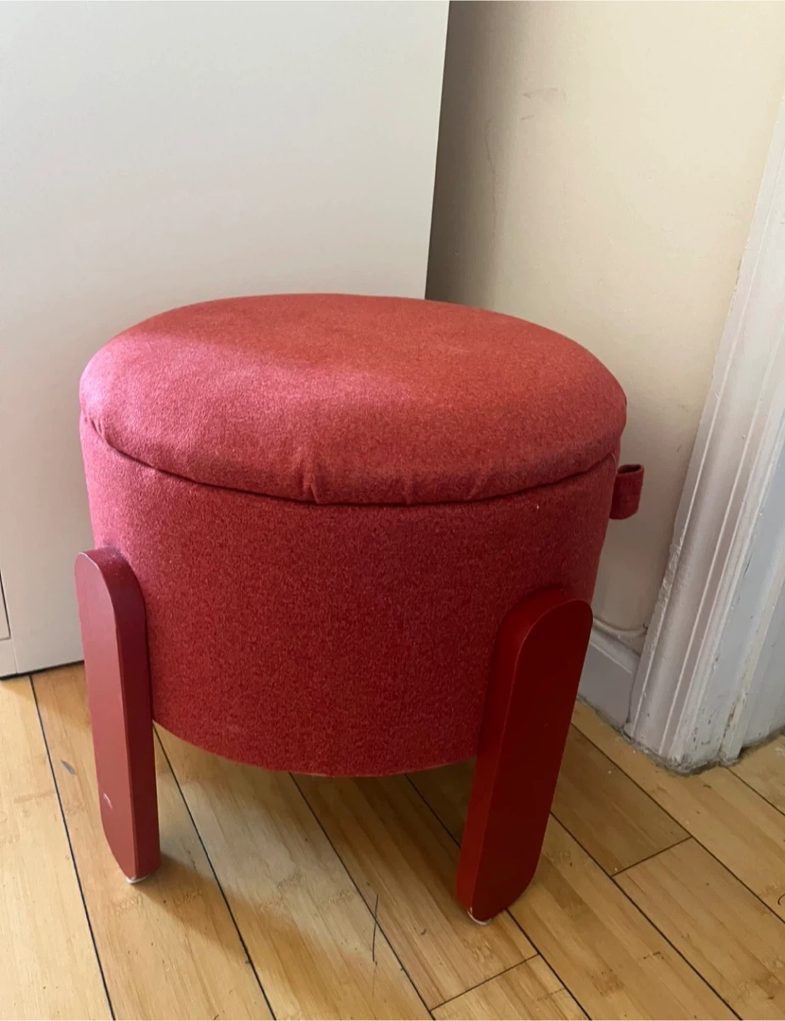 IKEA FÖRLUNDA Storage Pouf - Red