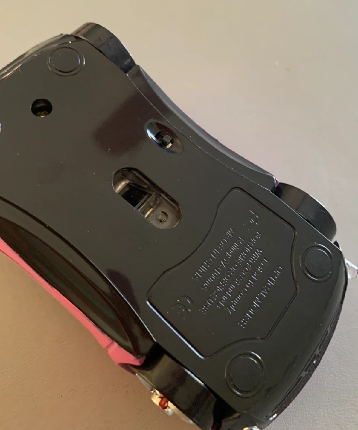 Pink Car-Shaped Wireless Optical Mouse - photo 2