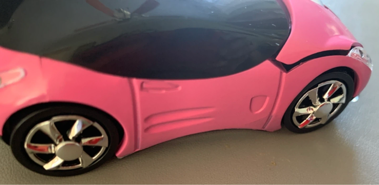 Pink Car-Shaped Wireless Optical Mouse - photo 5