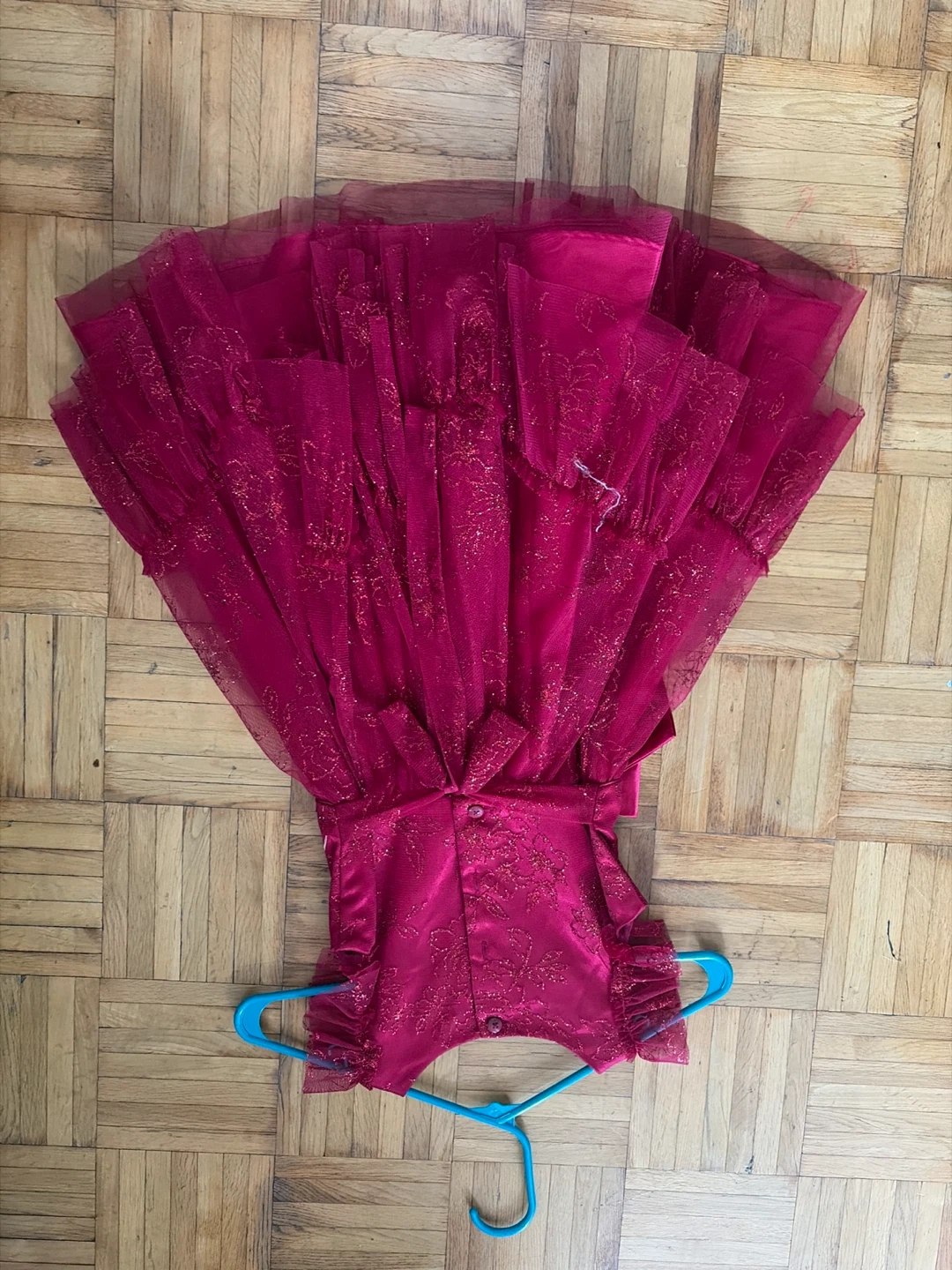 Jona Michelle Red Girls Dress Size 6 - photo 2