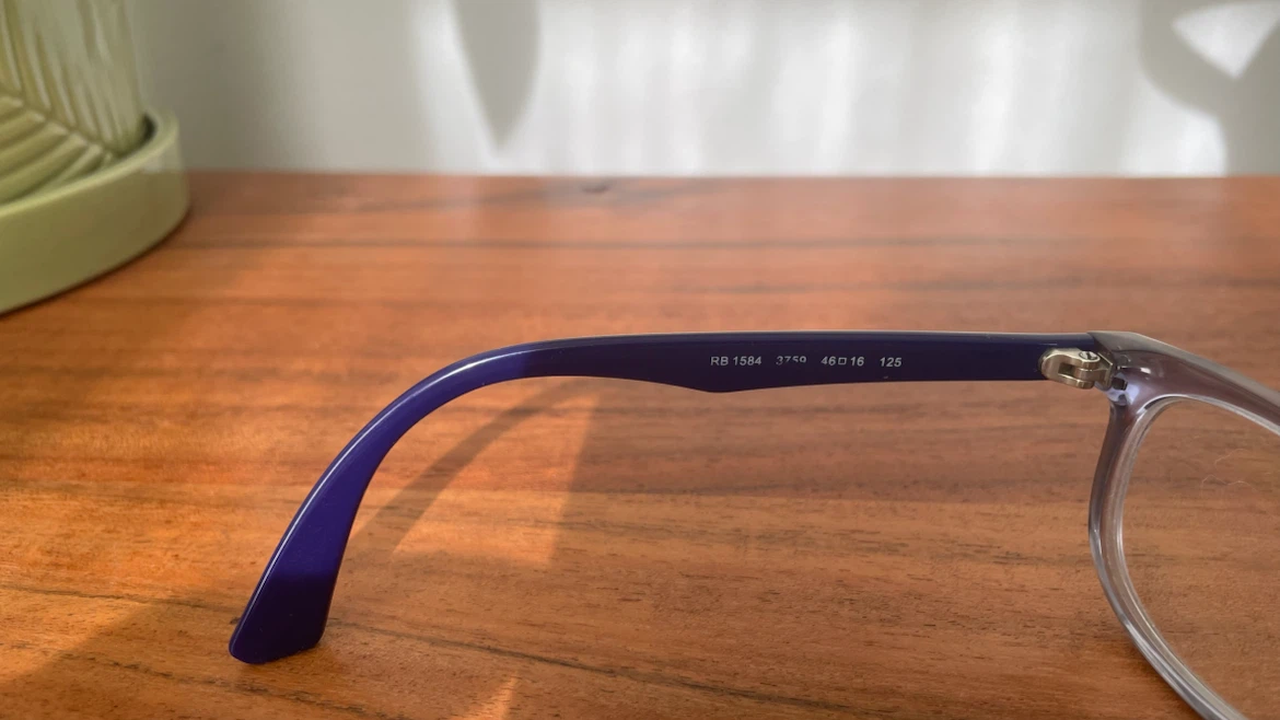 Ray-Ban RB 1584 Glasses in light Blue - photo 3