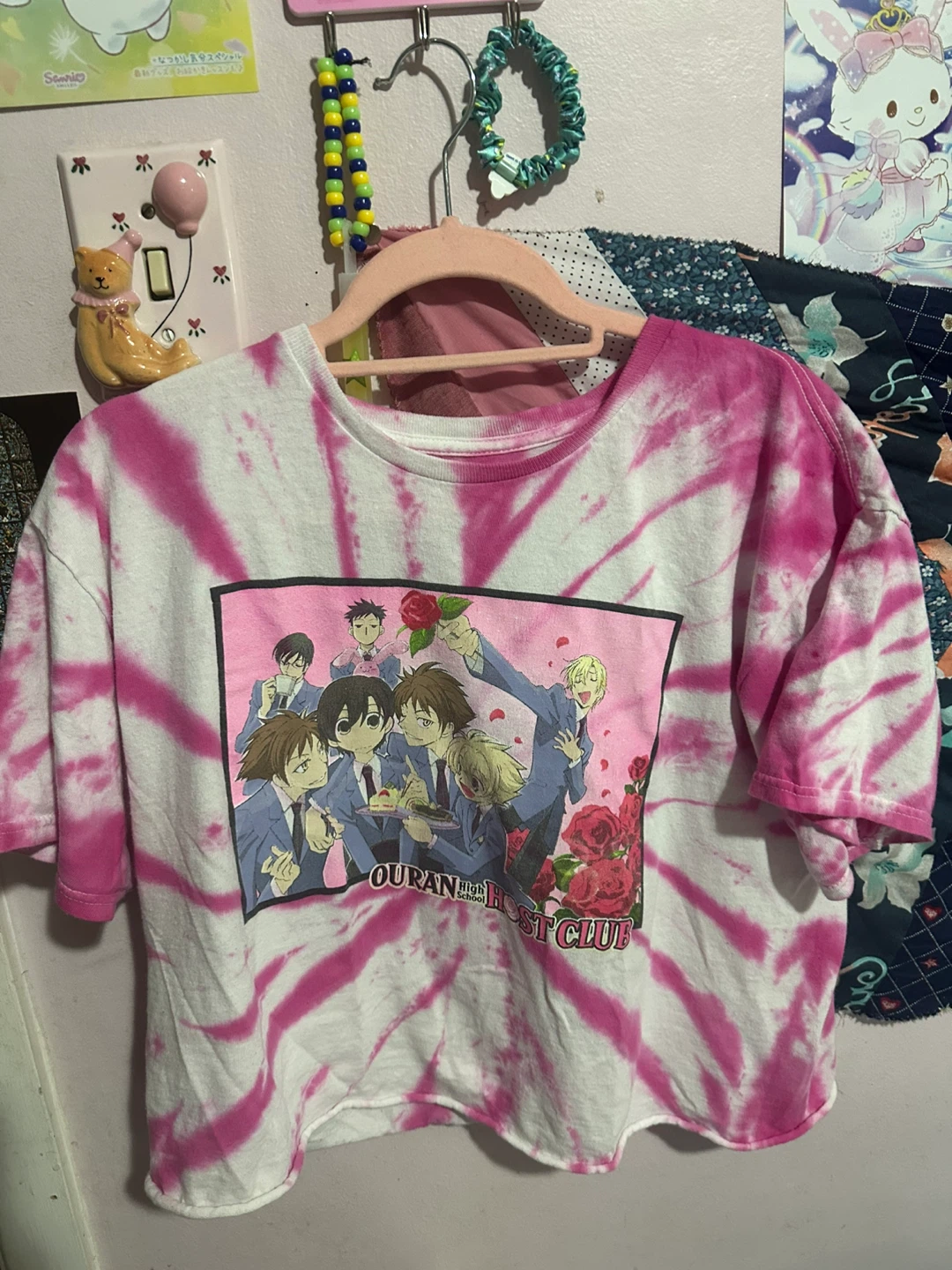 Ouran high host club anime crop top