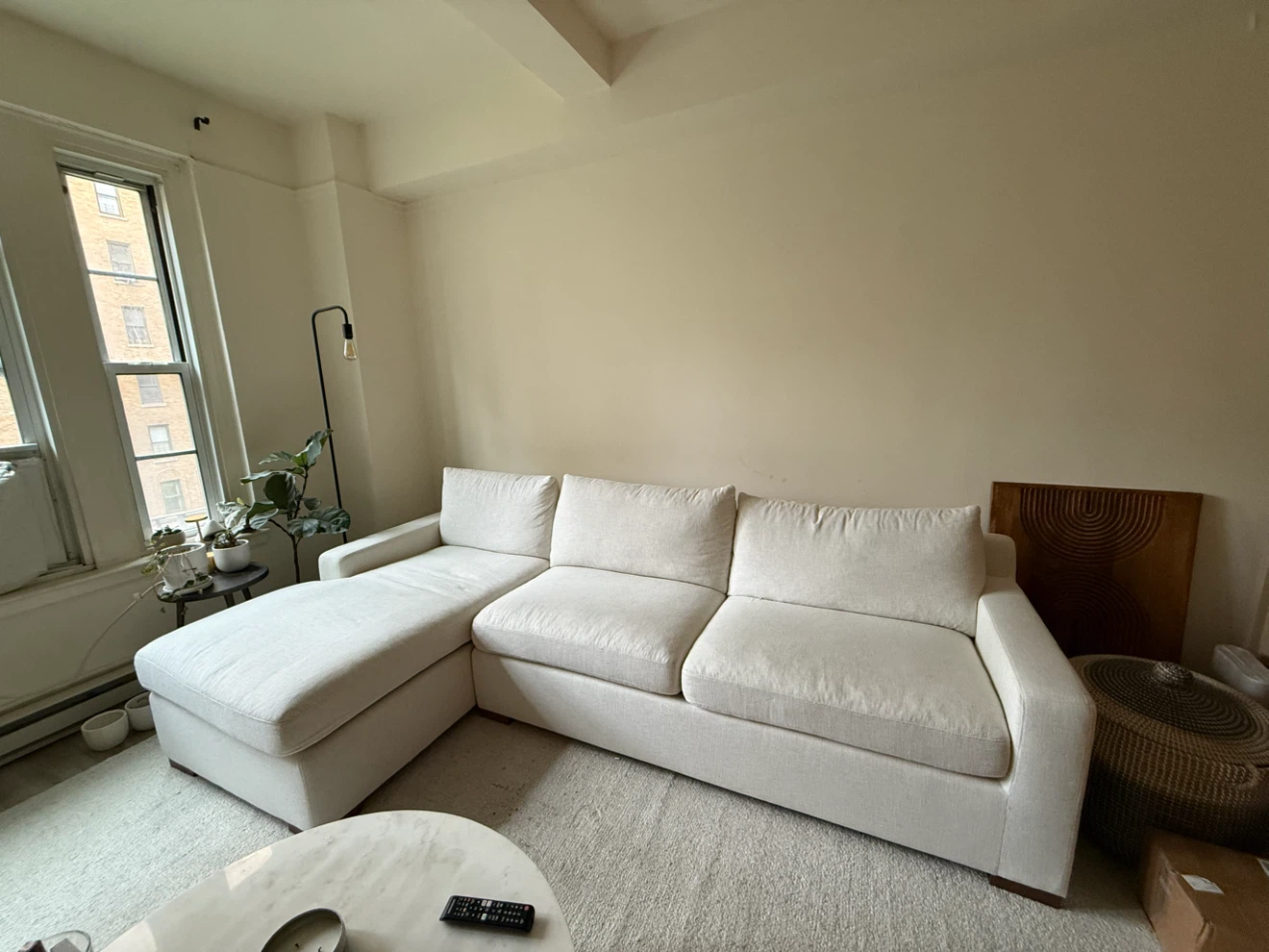 Interior Define Sloan Left Chaise Sleeper Sectional