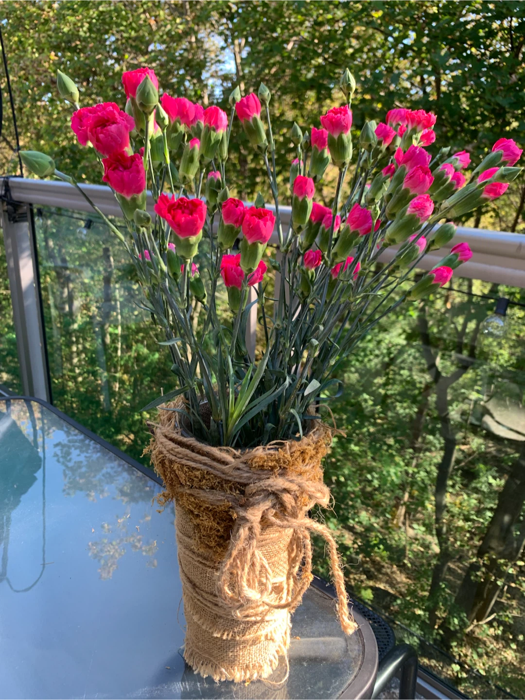 Rustic Jute Wrapped Decorative Vase - photo 4