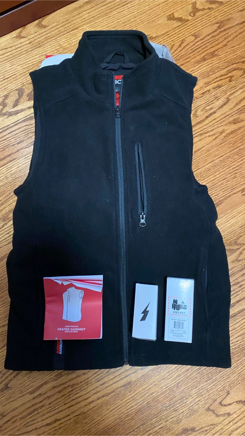 NEW Karbon Unisex Heated Polar Fleece Vest