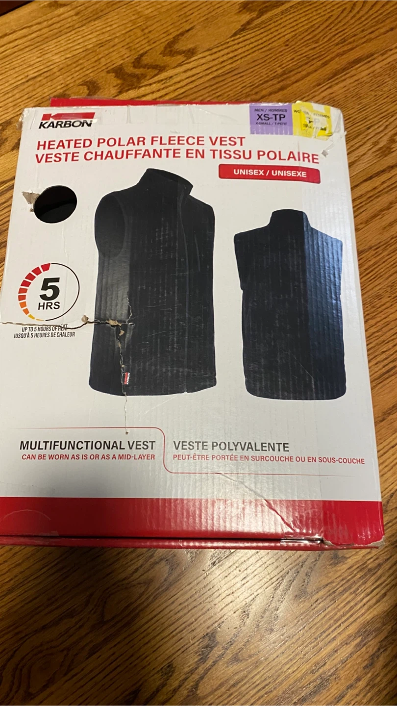 NEW Karbon Unisex Heated Polar Fleece Vest - photo 4