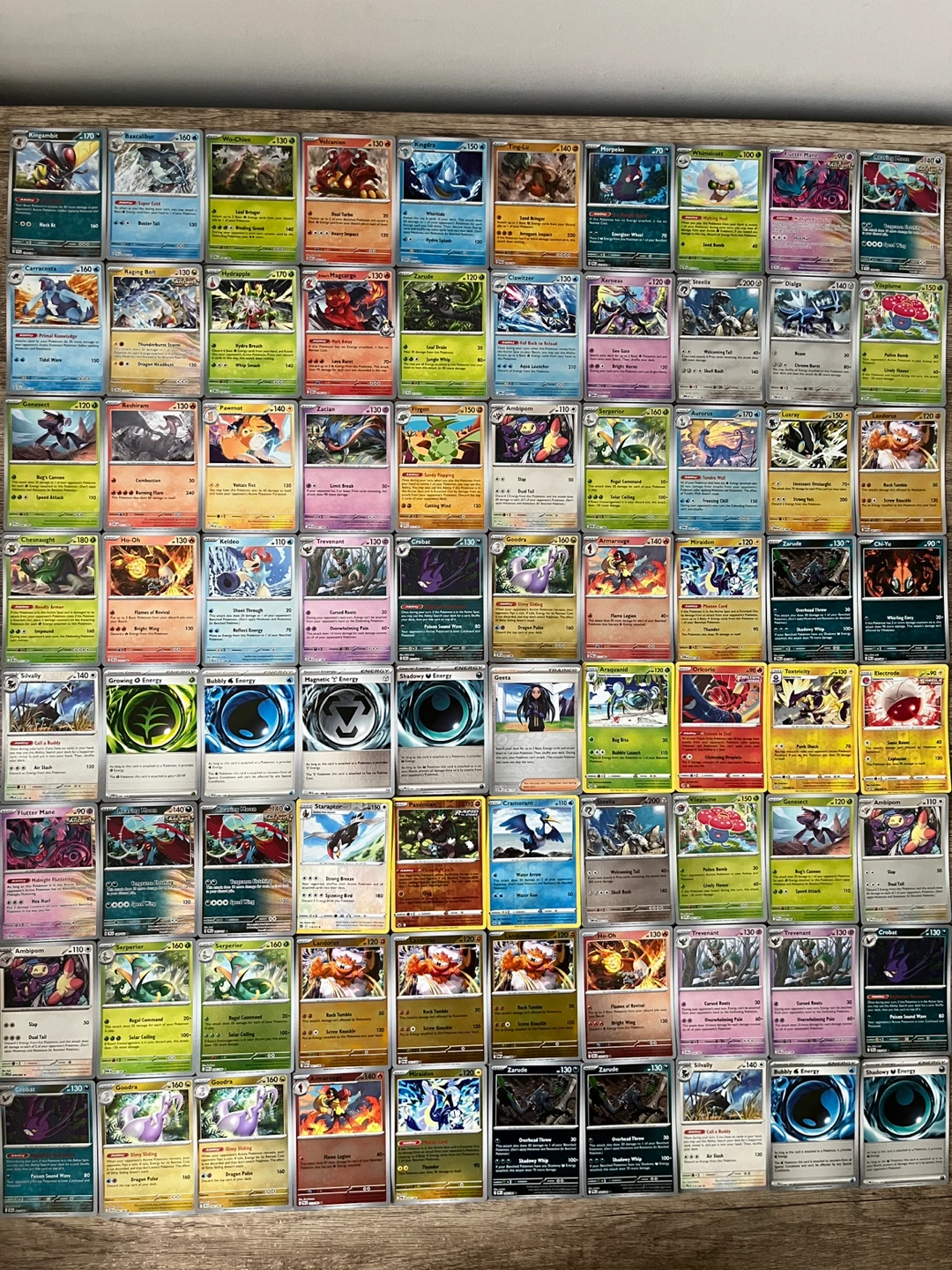 A Lot of Pokemon Reverse Holo Rares