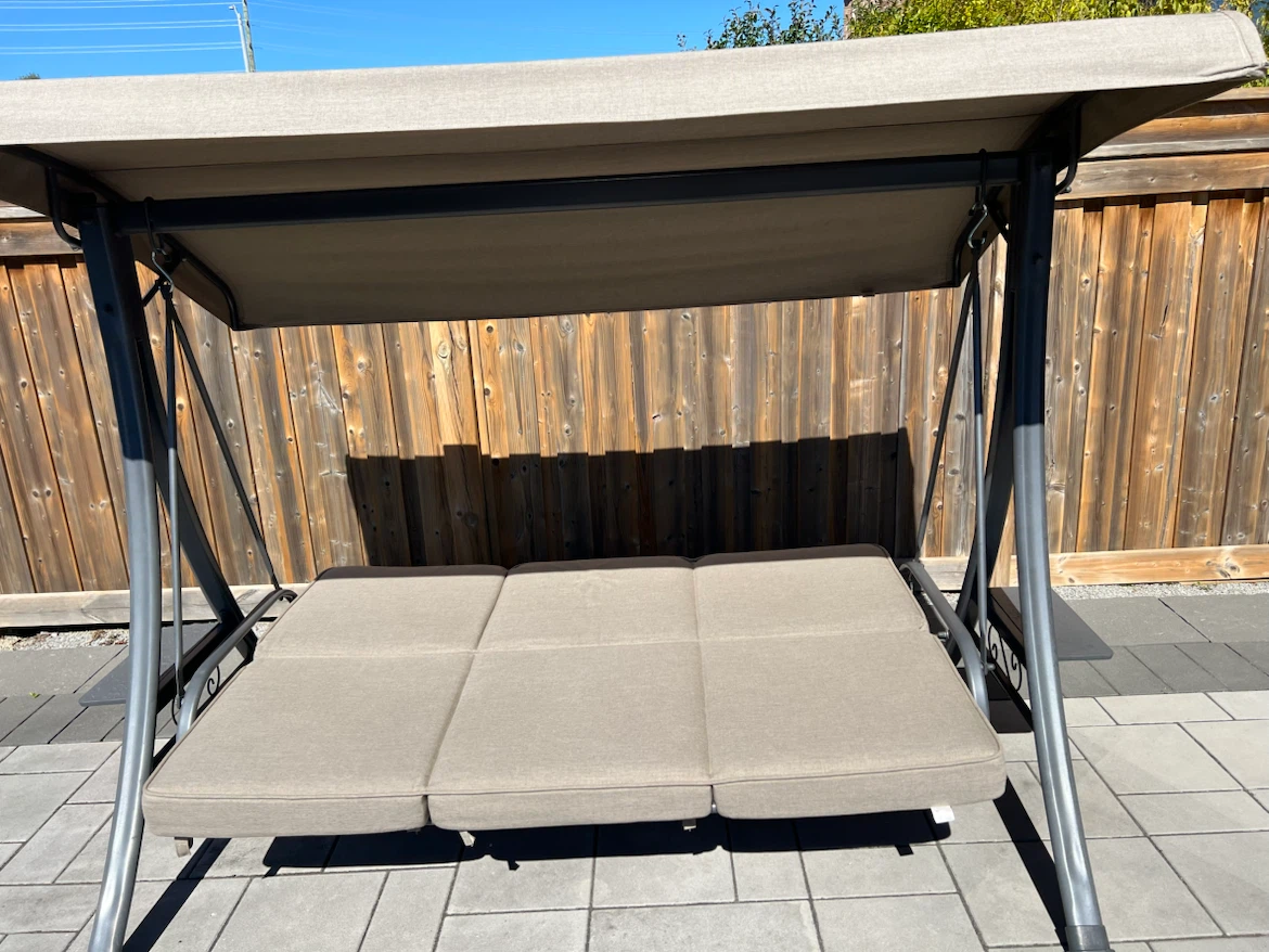 Convertible Outdoor Canopy Swing with Sunbrella UV Fabric - photo 2