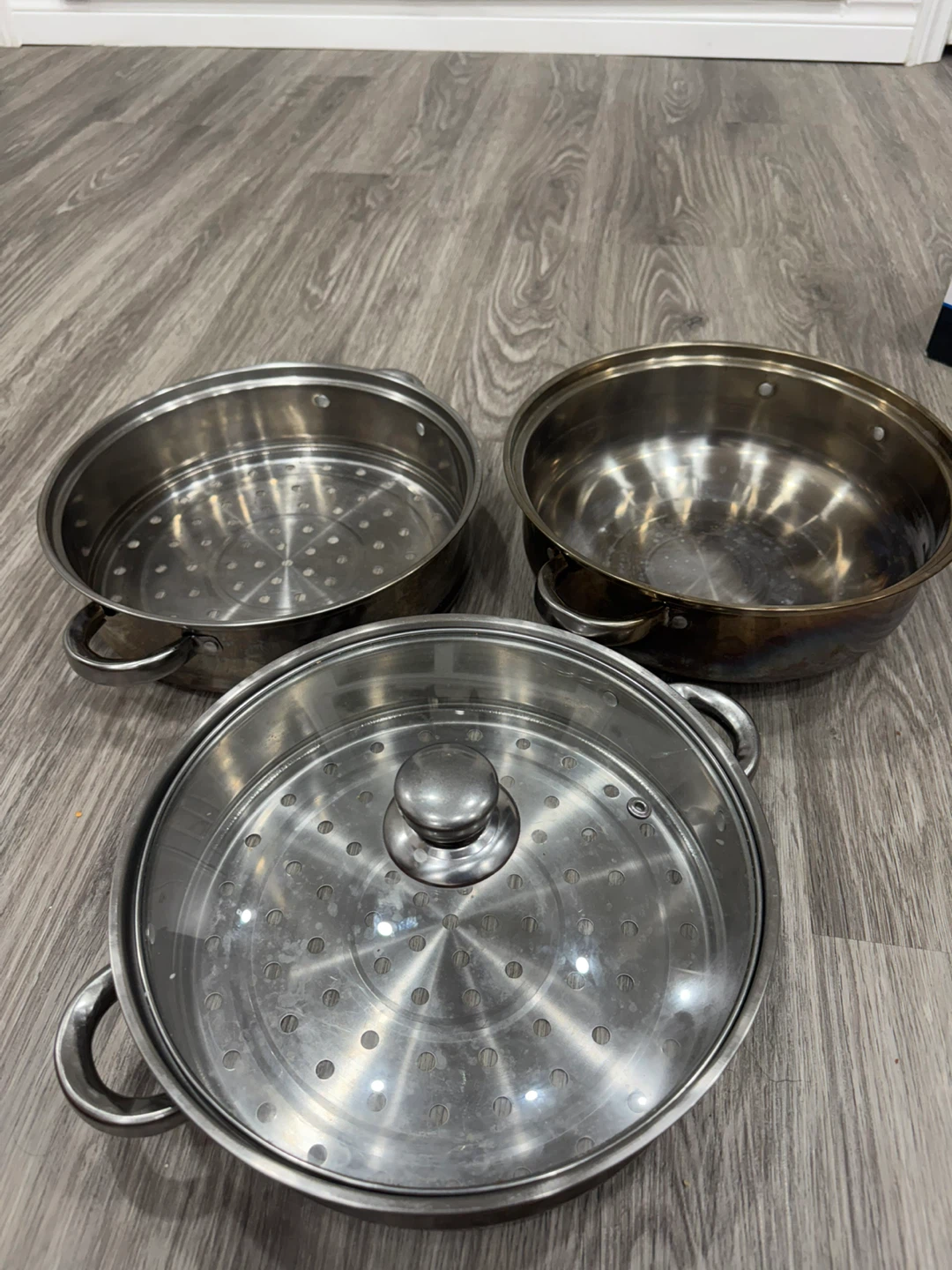 Stainless Steel Steamer Pot Set