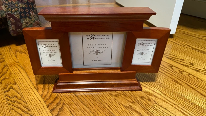 Treasures & Memories Solid Wood Photo Frame