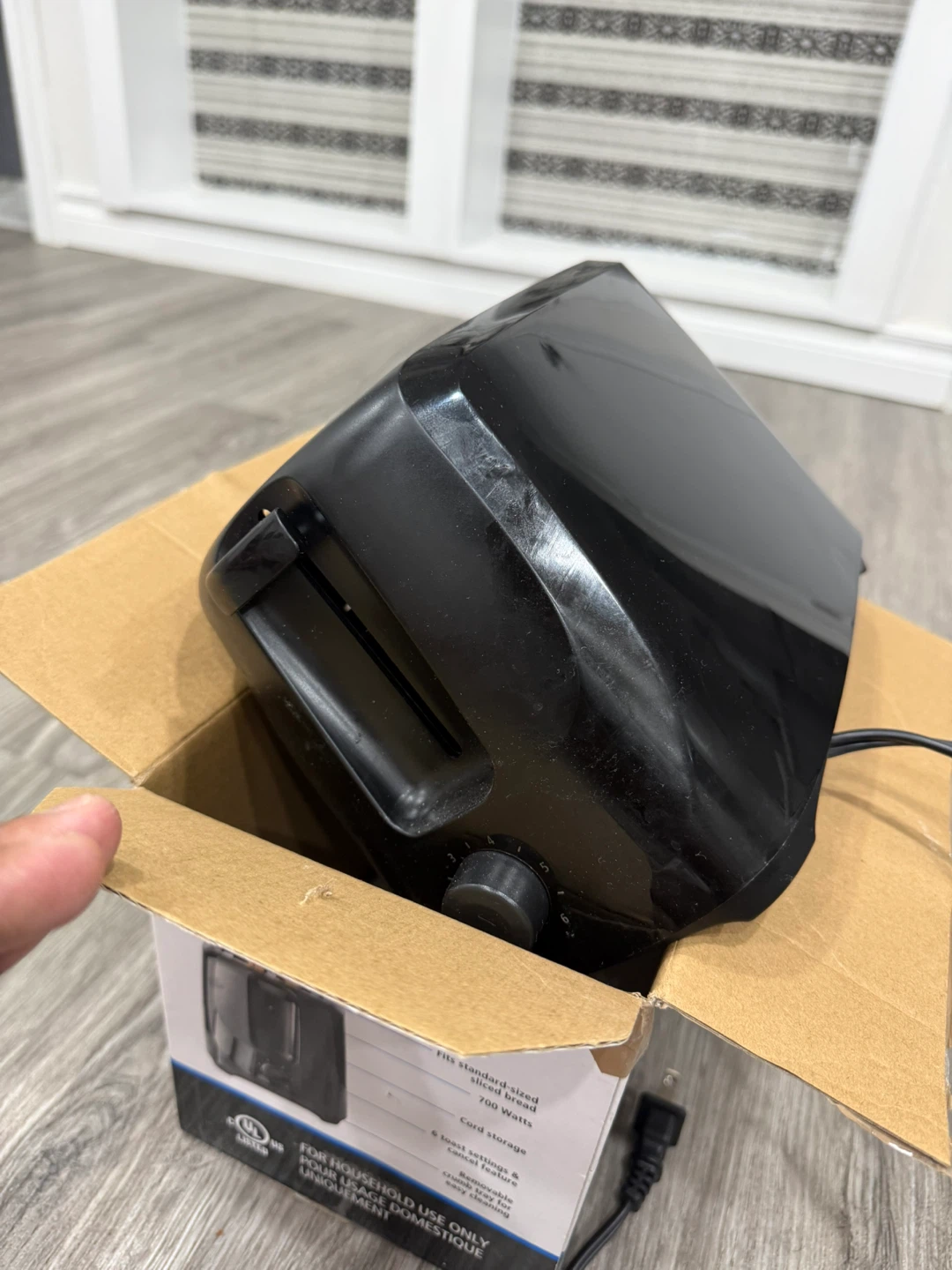 2-Slice Black Toaster - photo 2