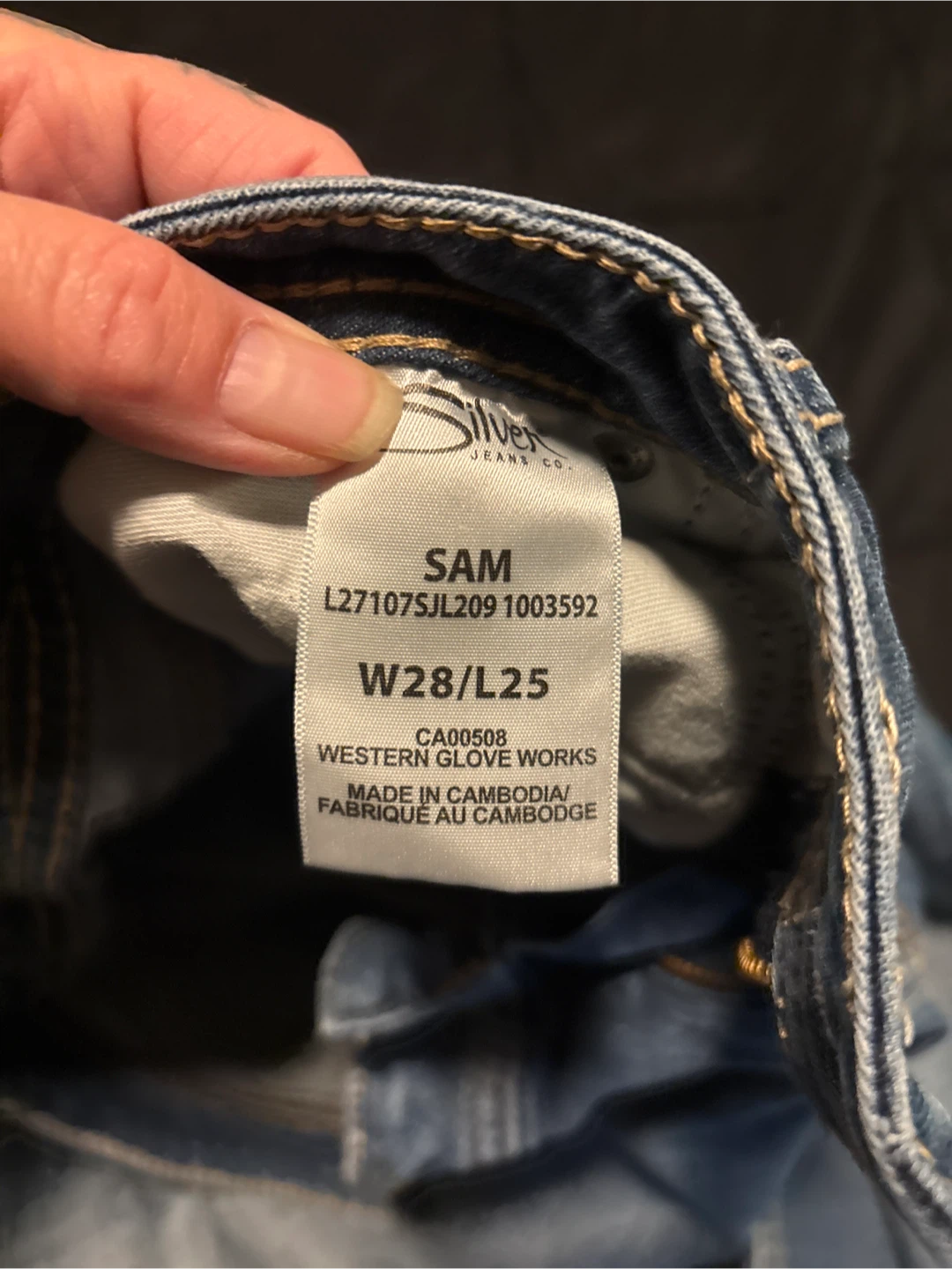 Silver Jeans Co. Sam Mid-Rise Jeans W28 L25 - photo 3