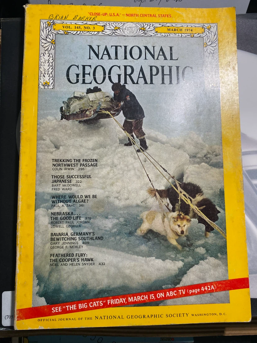 National Geographic March 1974 Magazine