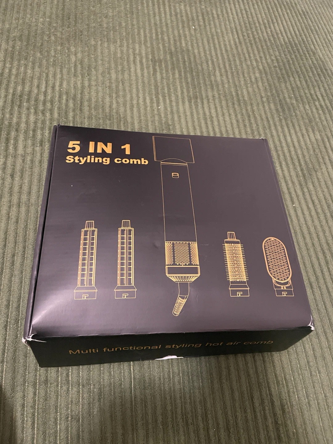 5-in-1 Hot Air Styler & Hair Dryer Brush Set (New in Box)