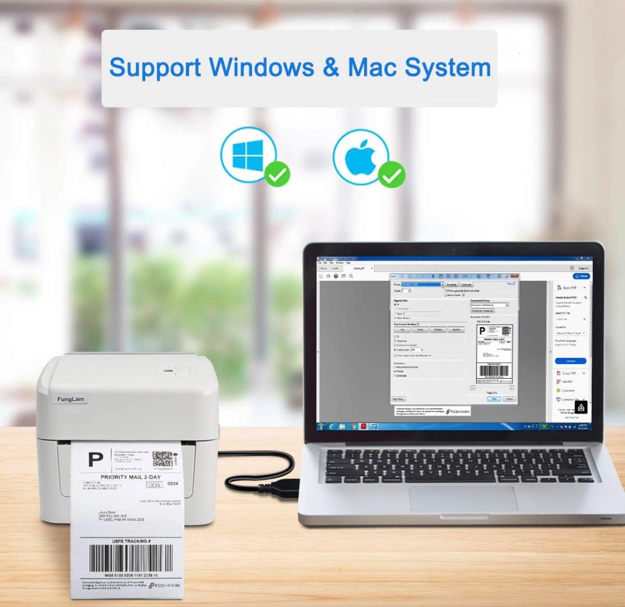 Direct Thermal Label Printer - photo 2