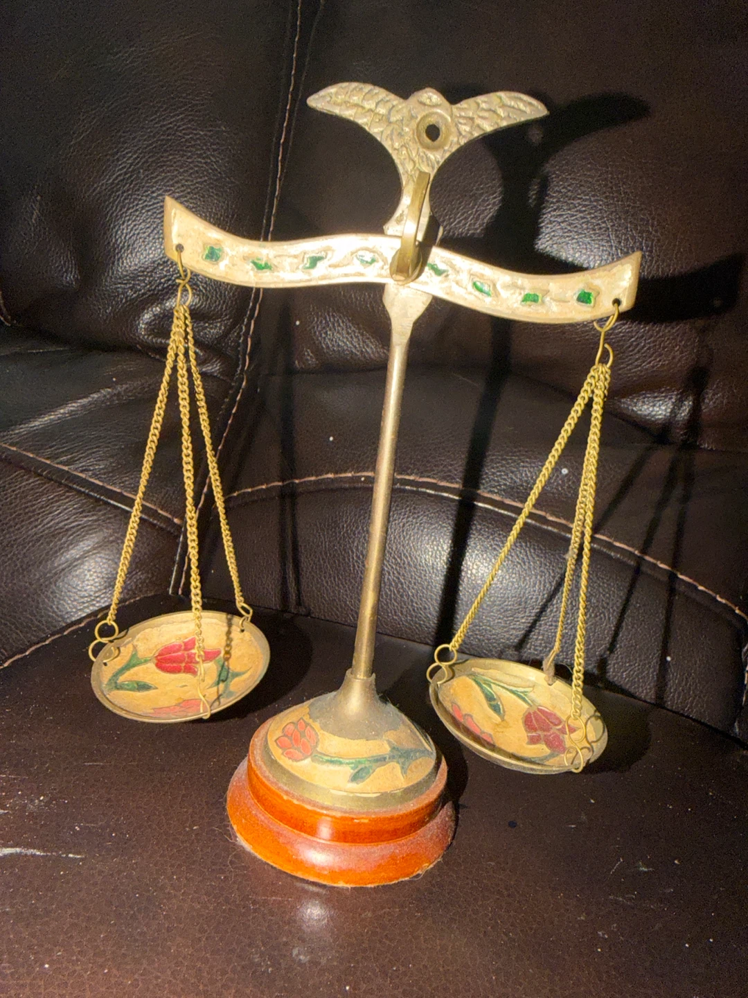 Vintage Brass Decorative Scale
