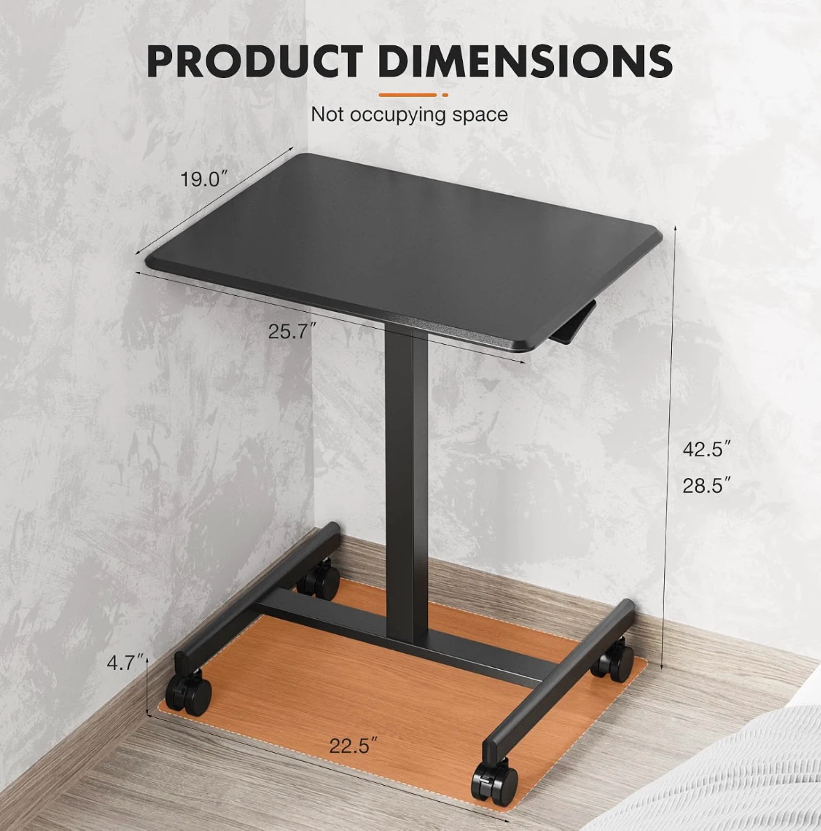 Rolling Adjustable Desk - photo 4