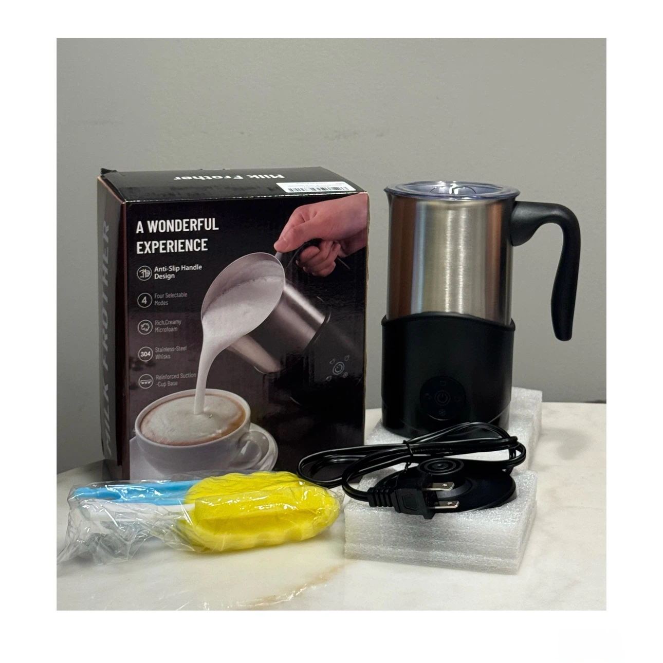 Brand new 4‑in‑1 Electric Milk Frother - photo 2