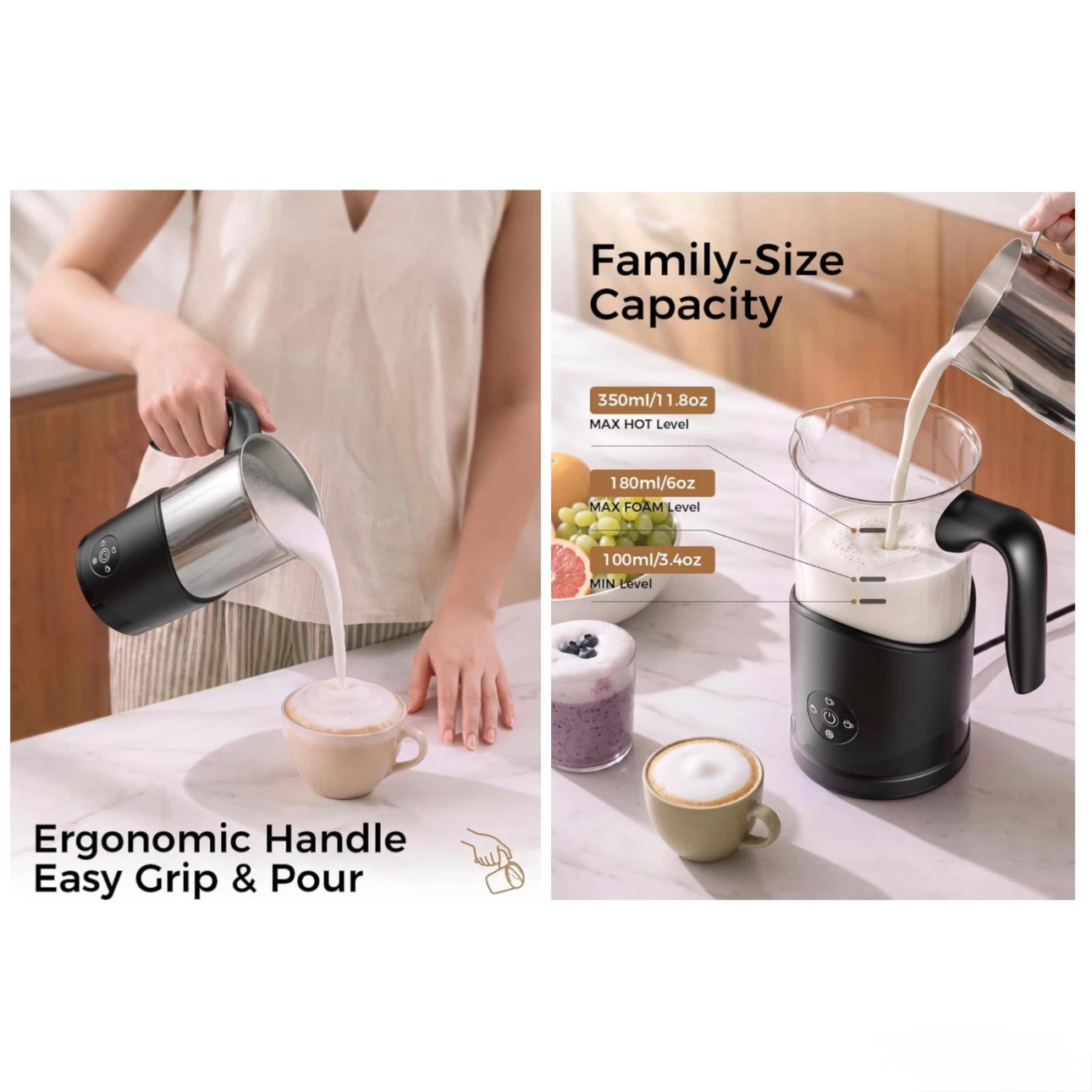 Brand new 4‑in‑1 Electric Milk Frother - photo 4
