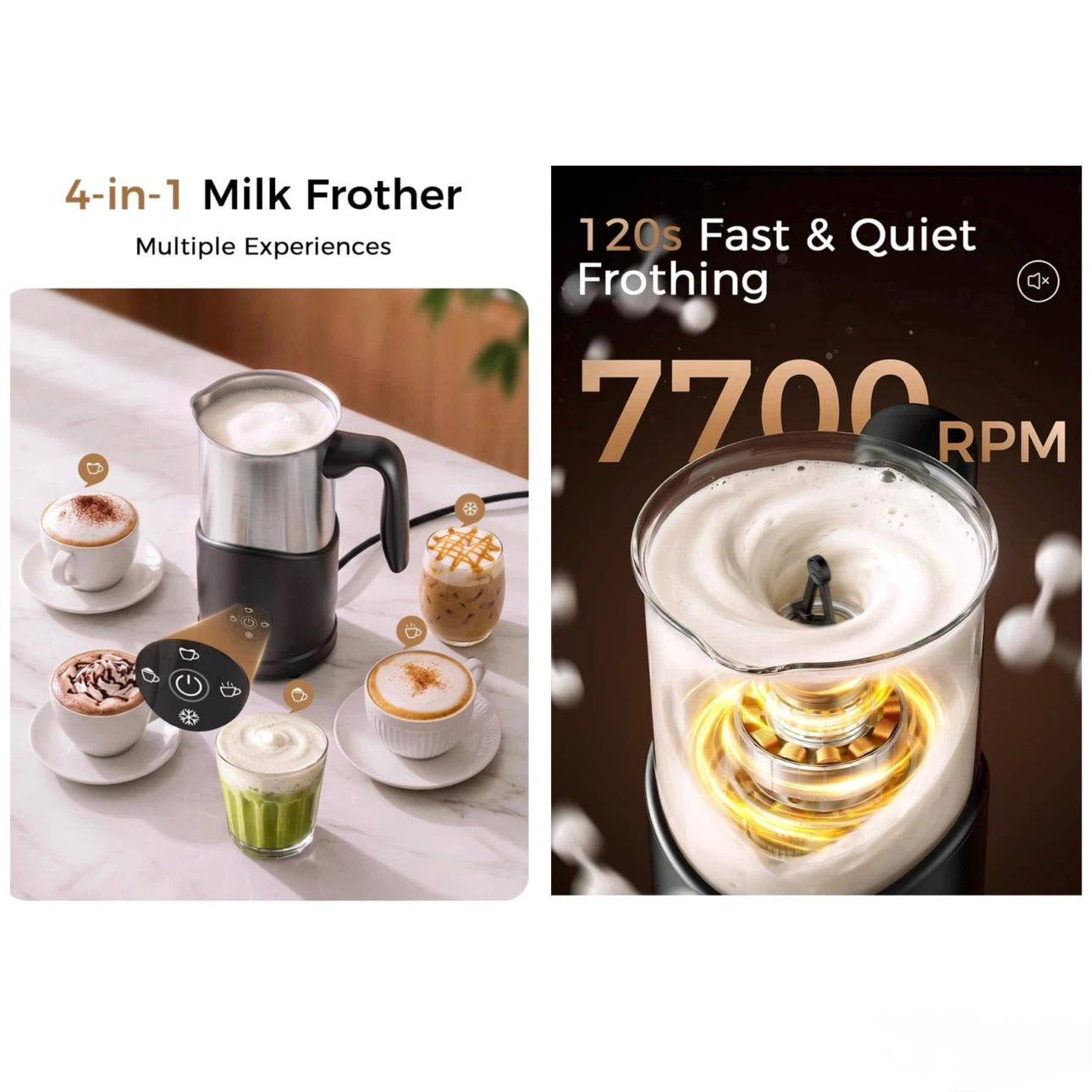 Brand new 4‑in‑1 Electric Milk Frother - photo 5