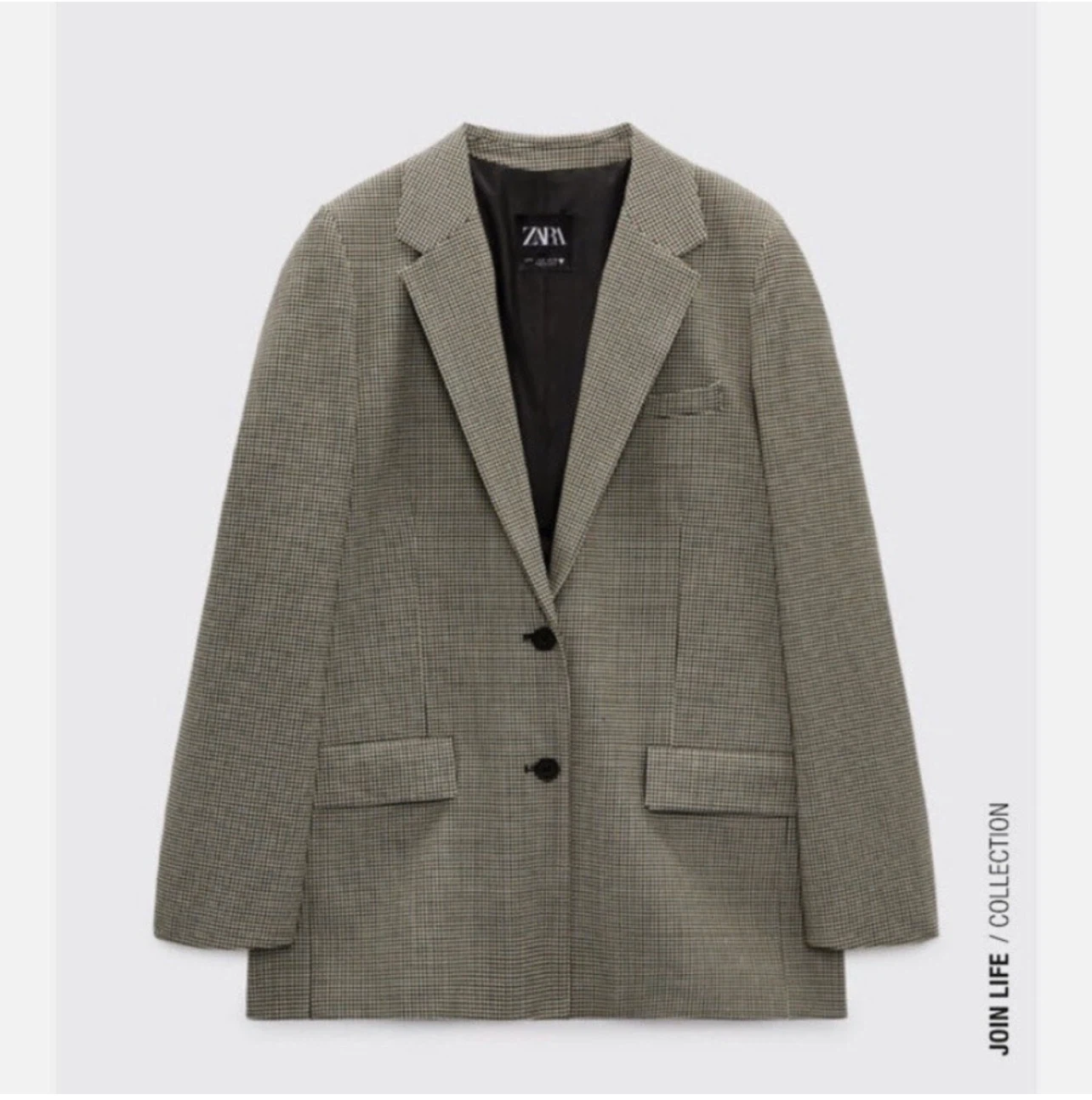 Zara Checked Blazer Jacket - photo 3