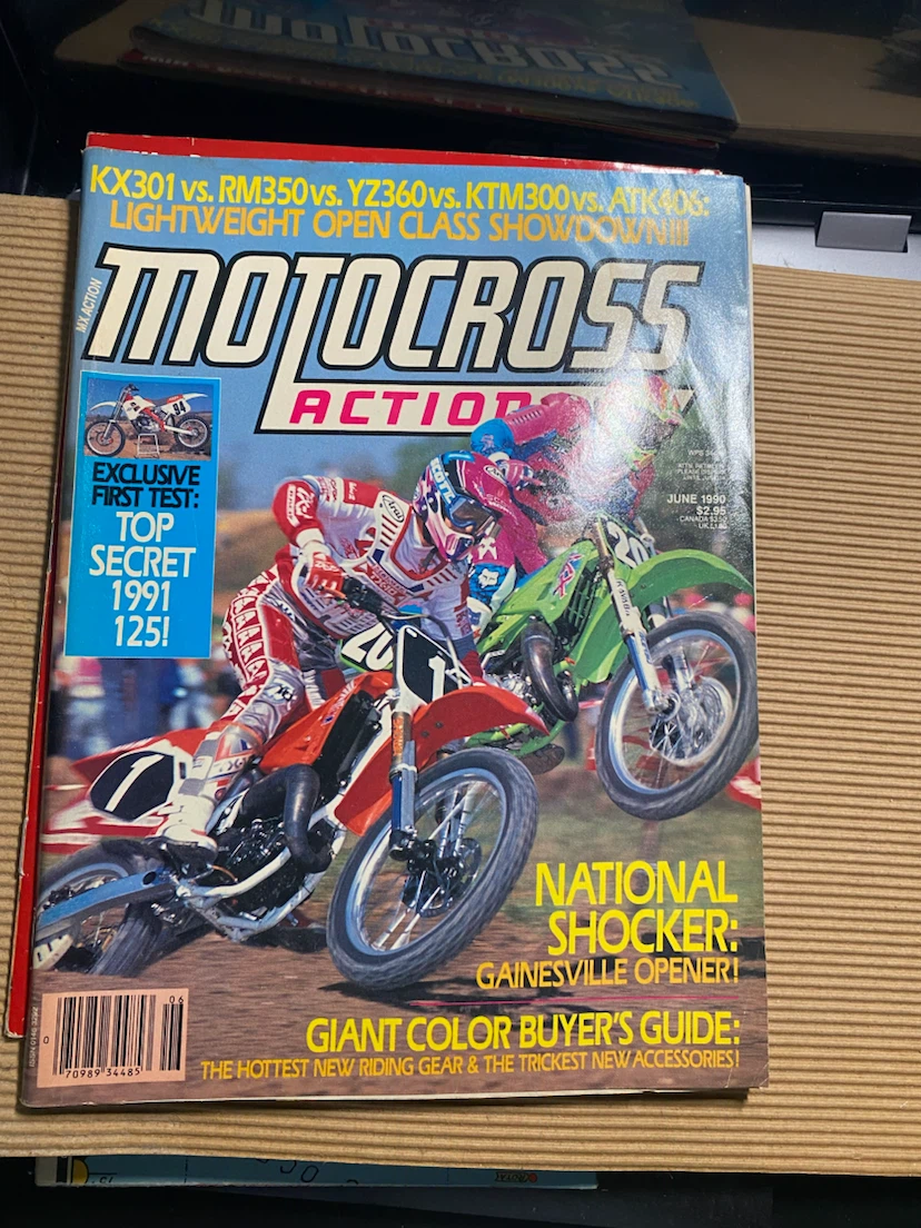 Motocross Action Magazine June 1990
