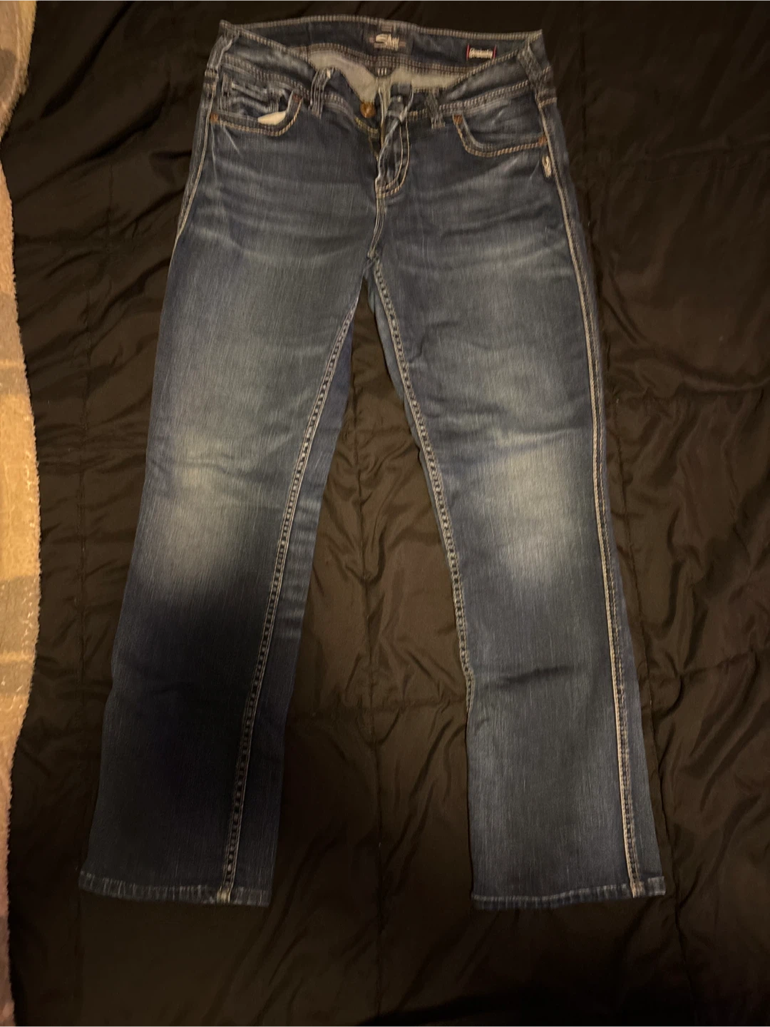 Silver Jeans Co. Elyse Mid Straight Jeans