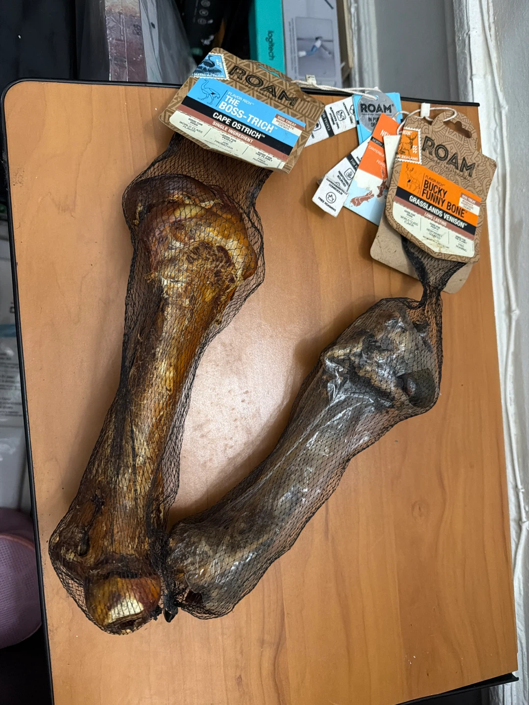 Roam Ostrich and Venison Dog Chews