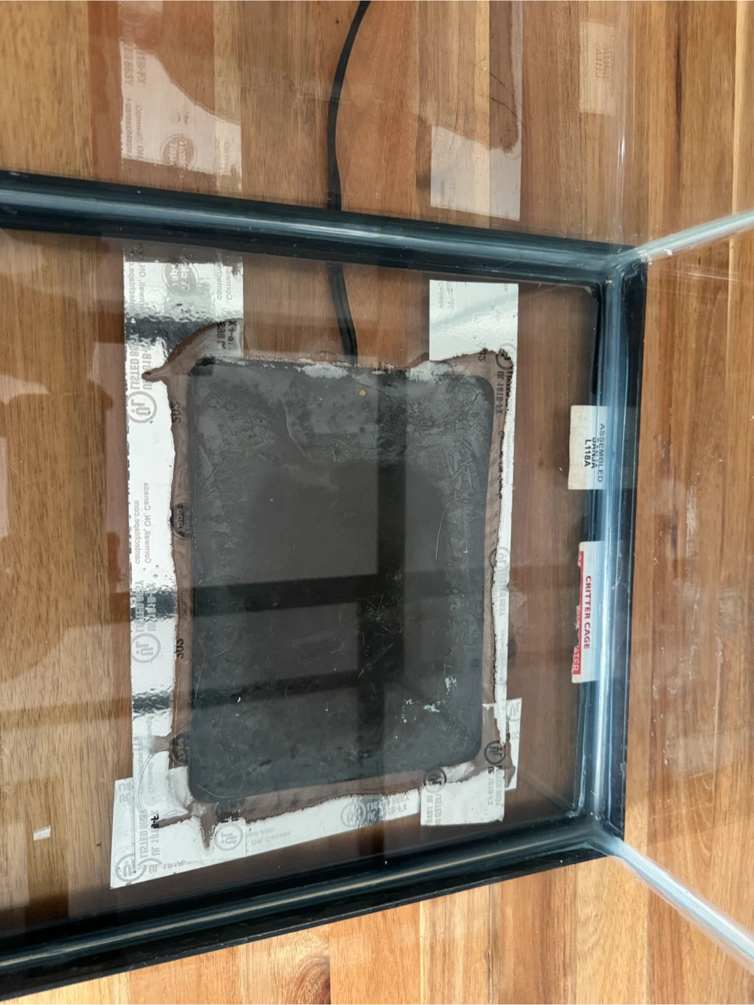 Glass Terrarium with Heat Mat - 20L - photo 3