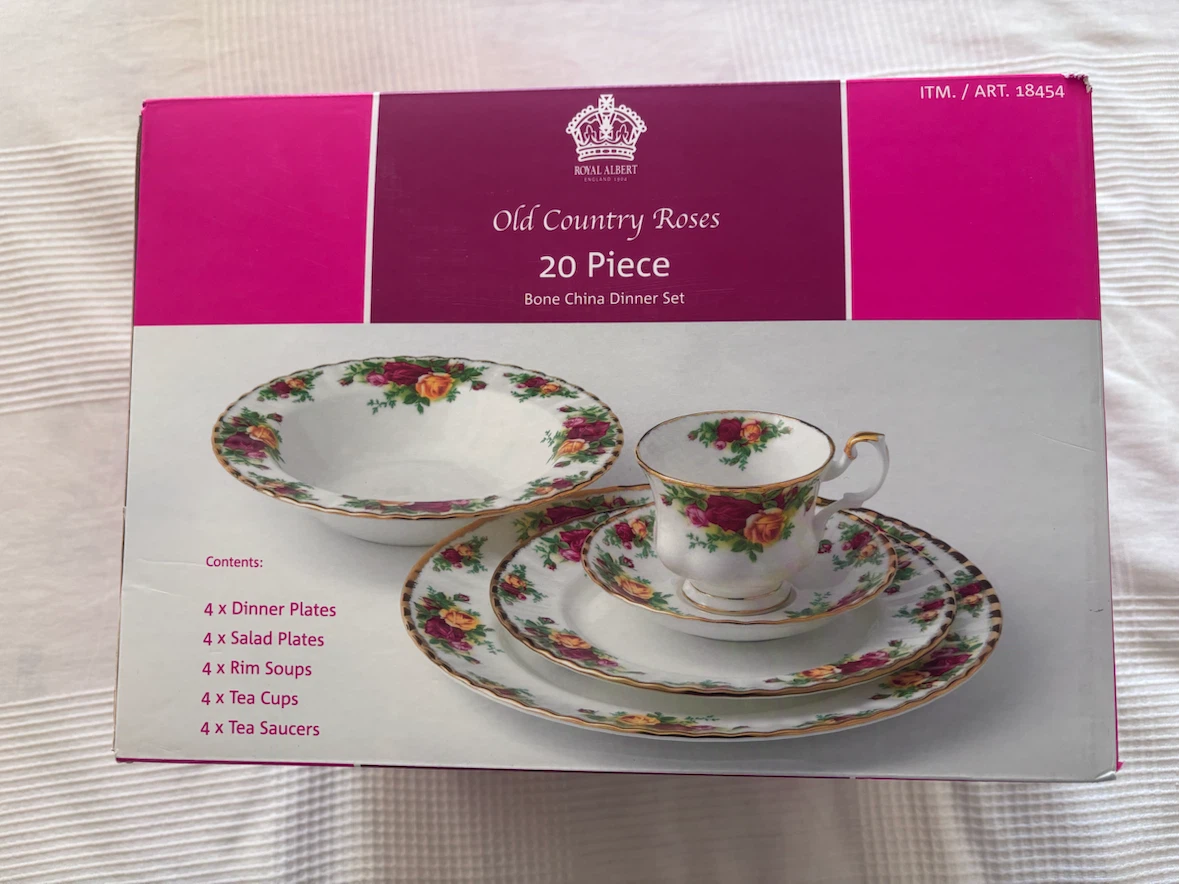 Royal Albert Old Country Roses 20-Piece Dinner Set
