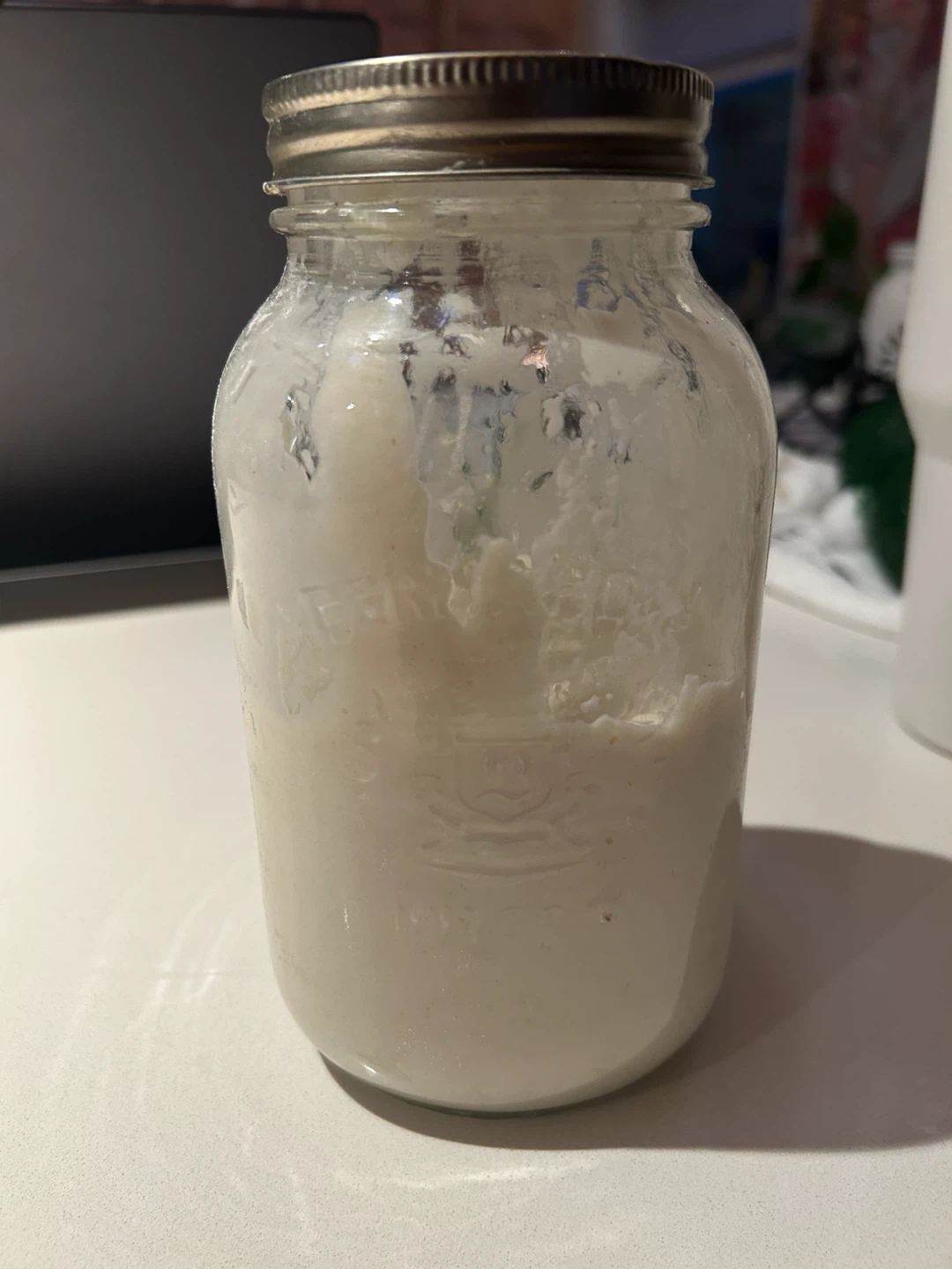 Active Sourdough Starter (Keeps Growing) in Glass Mason Jar - photo 2